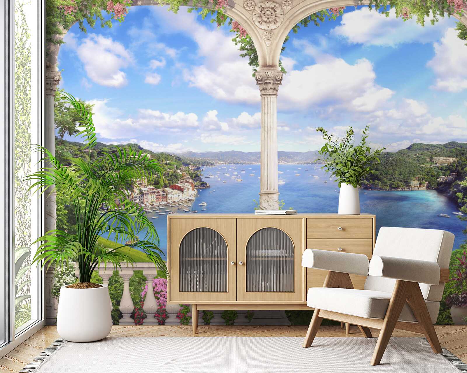 Фотошпалери оглядовий майданчик з прекрасним видом на природні пейзажі