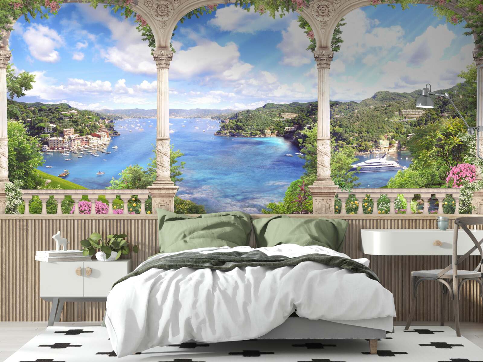 Фотошпалери оглядовий майданчик з прекрасним видом на природні пейзажі