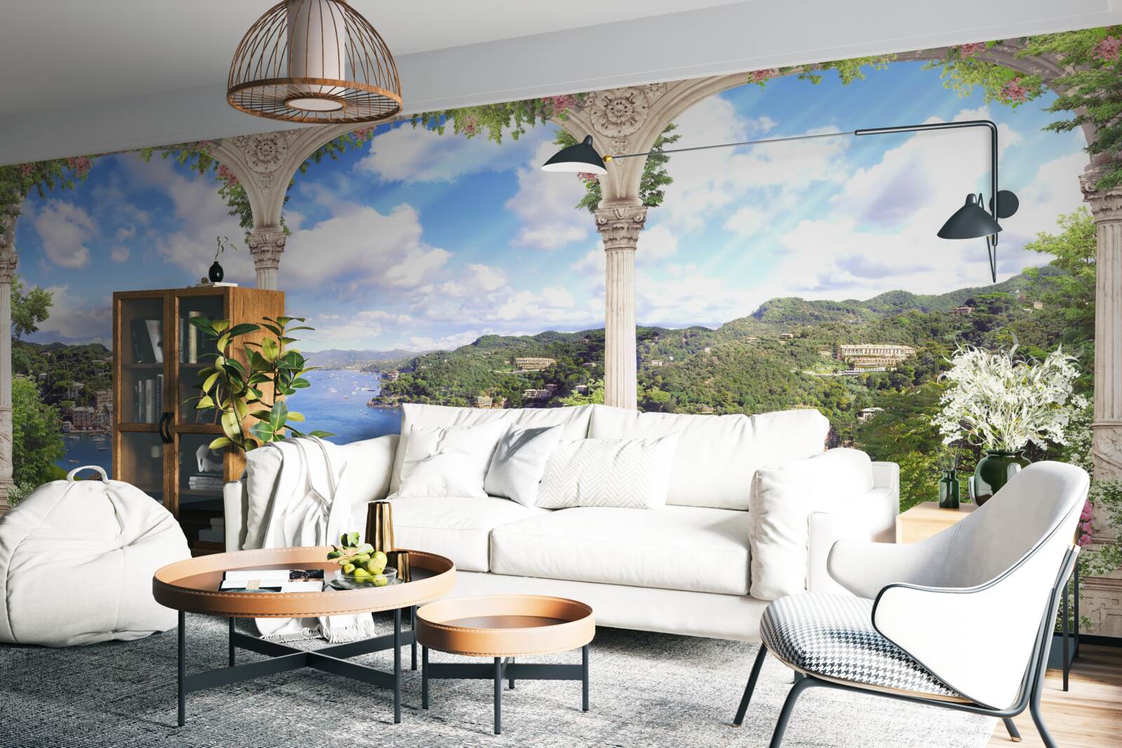 Фотошпалери оглядовий майданчик з прекрасним видом на природні пейзажі