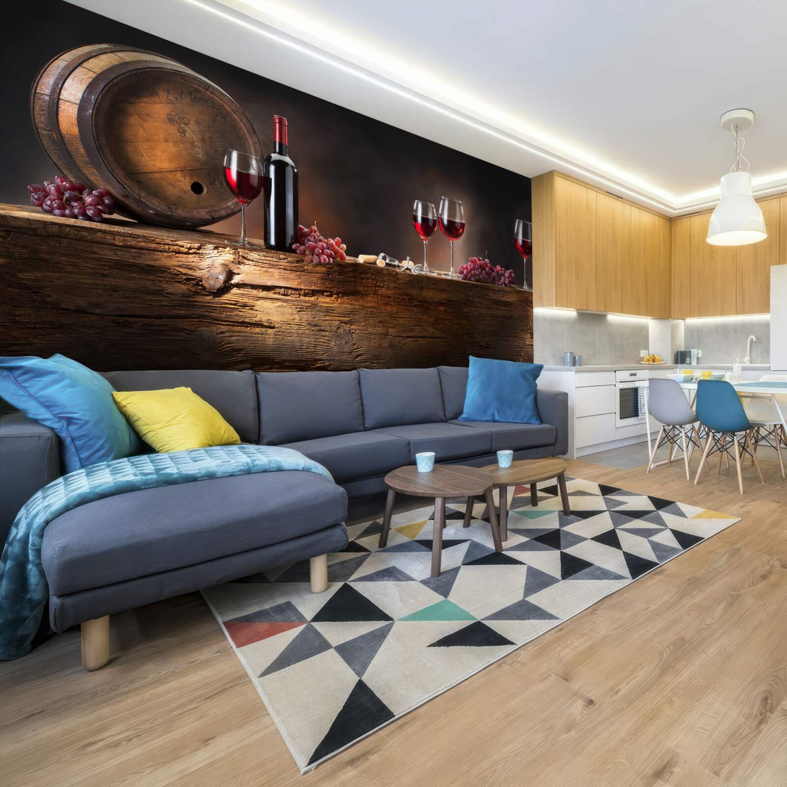 Фотошпалери винний льох з витриманими напоями