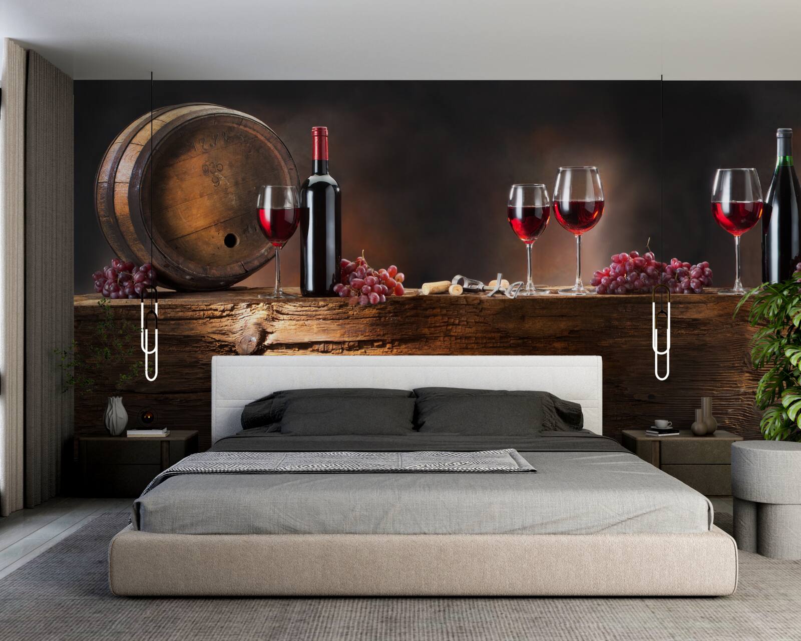 Фотошпалери винний льох з витриманими напоями