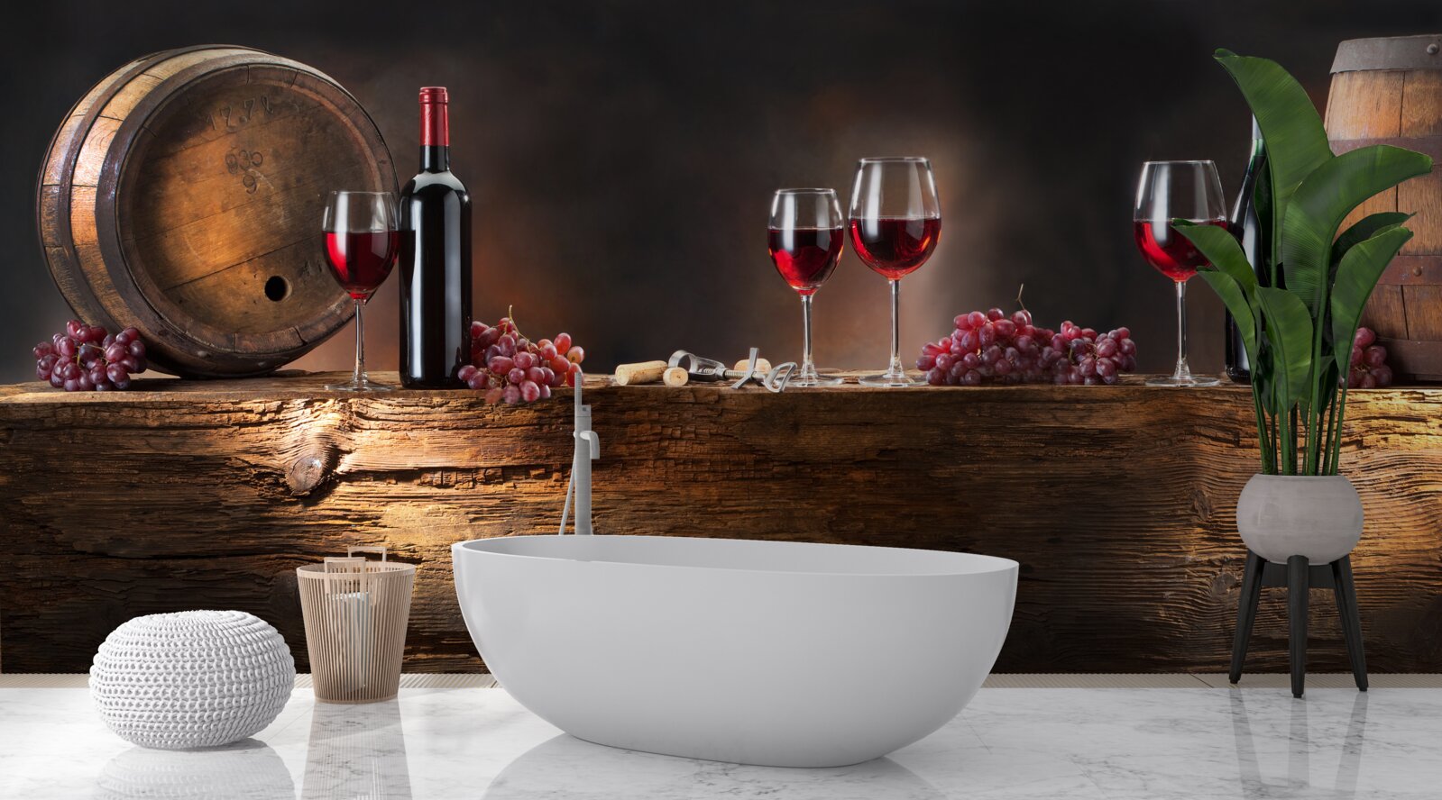 Фотошпалери винний льох з витриманими напоями