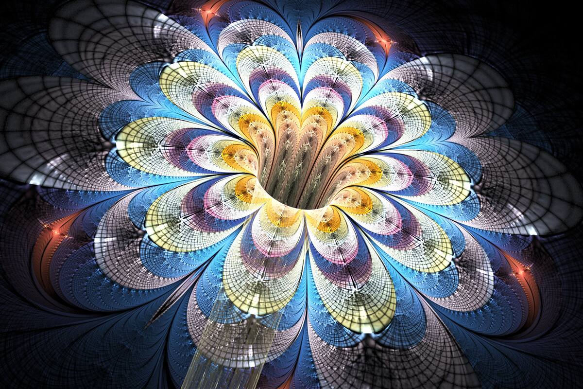 Фотошпалери абстрактне зображення бутона, що розкривається