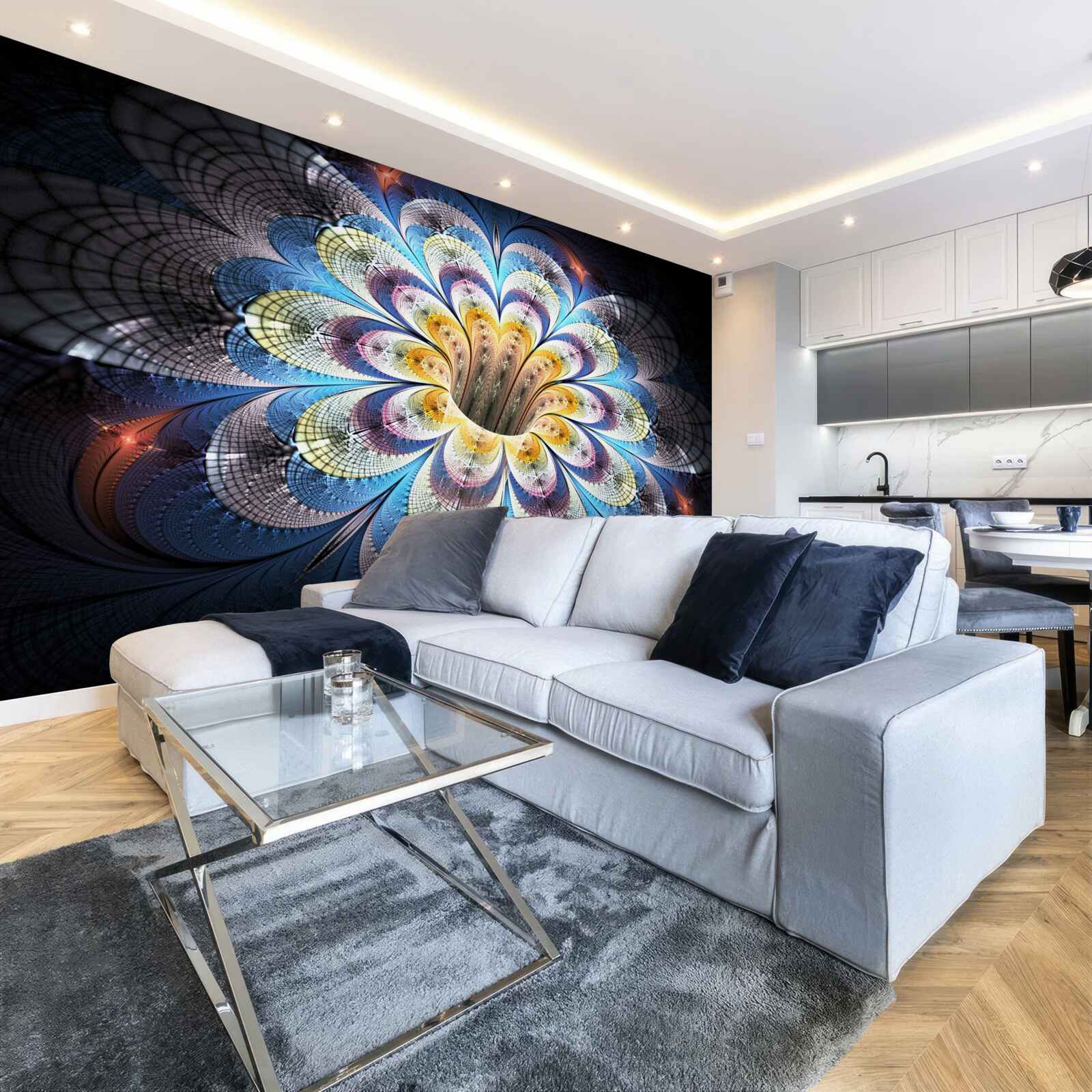 Фотошпалери абстрактне зображення бутона, що розкривається