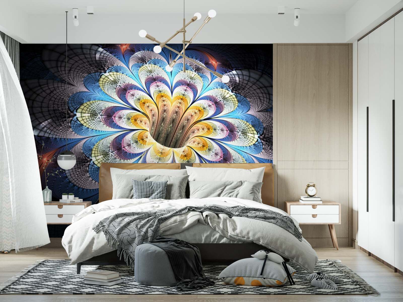 Фотошпалери абстрактне зображення бутона, що розкривається