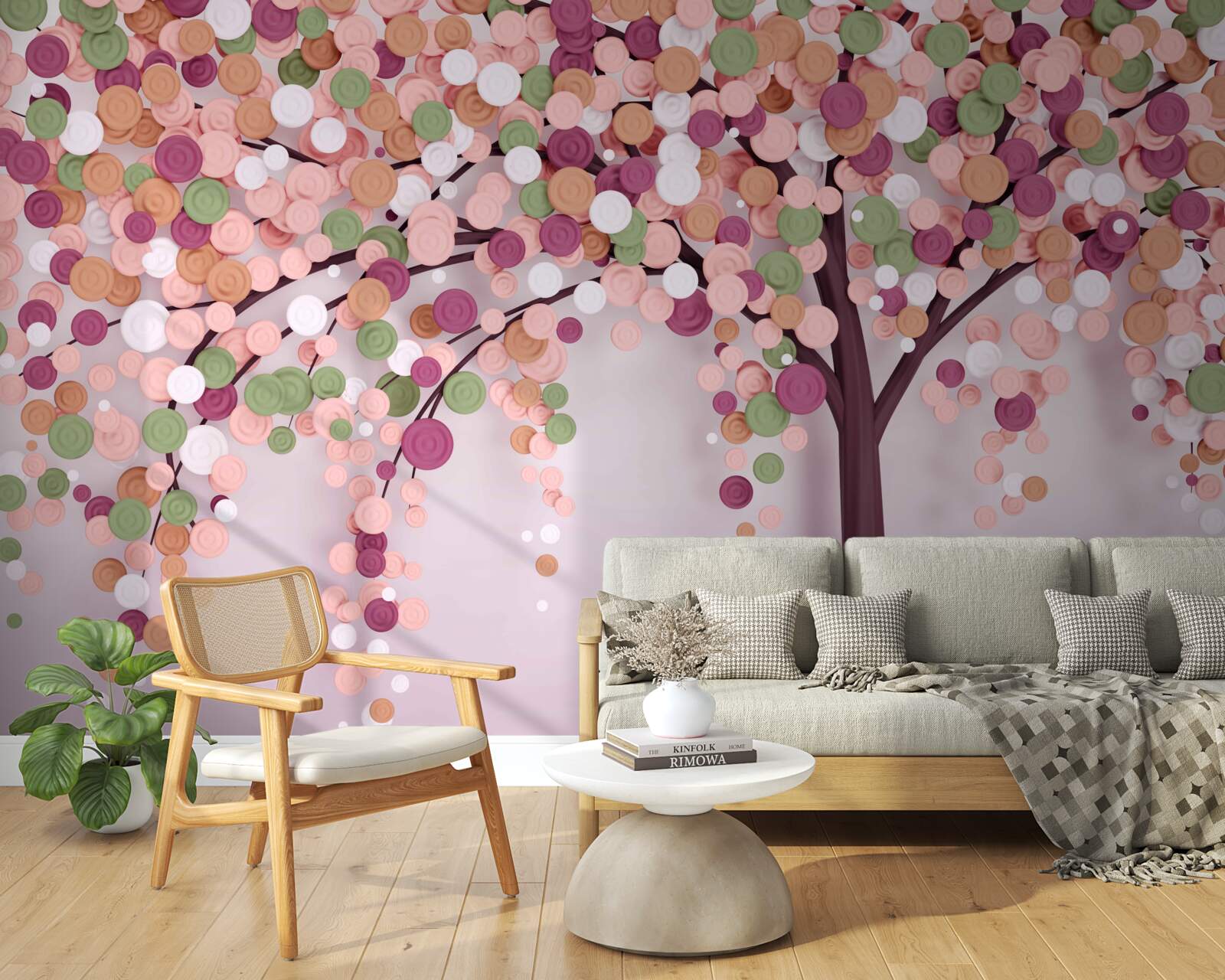 Фотошпалери абстрактне осіннє дерево