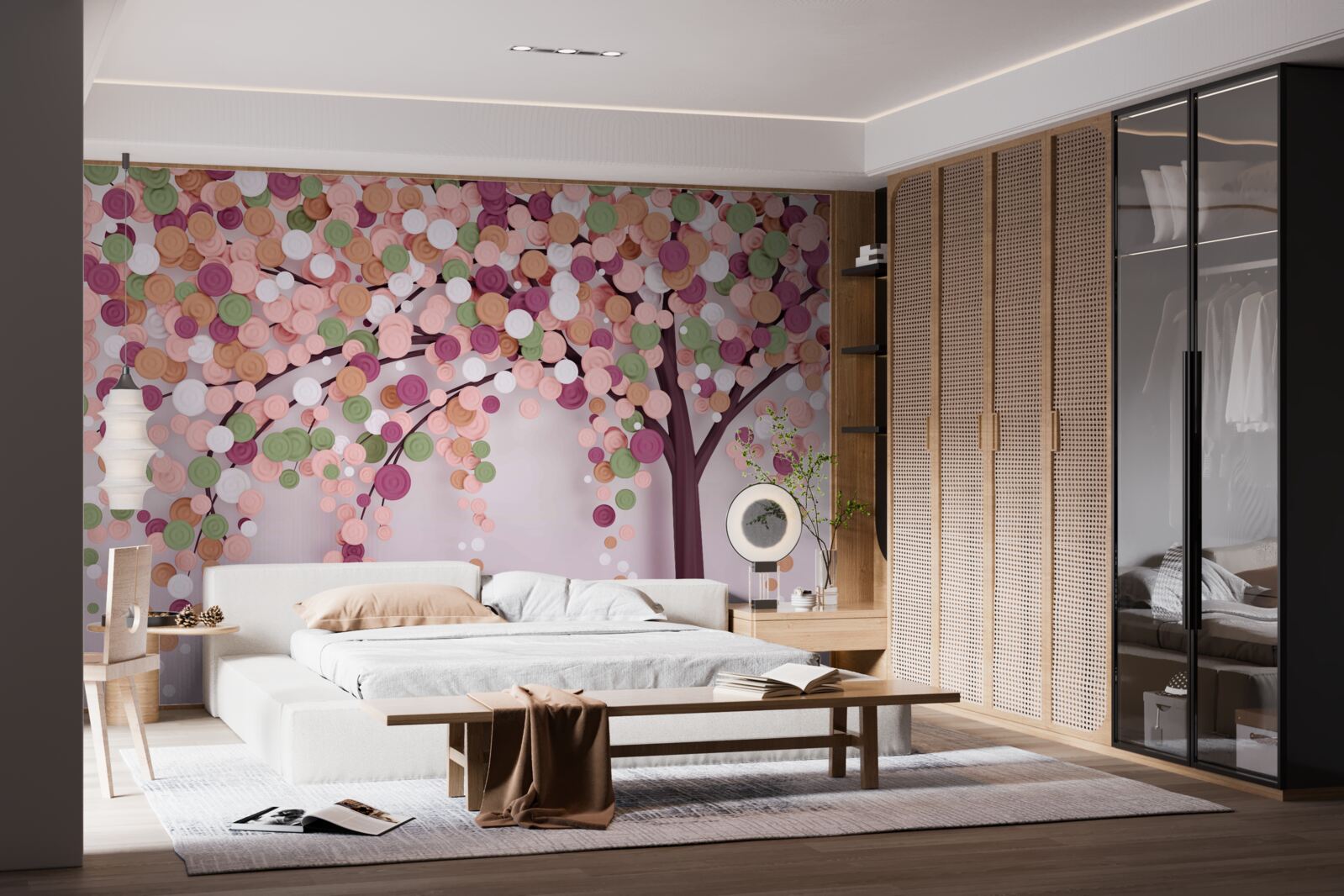 Фотошпалери абстрактне осіннє дерево