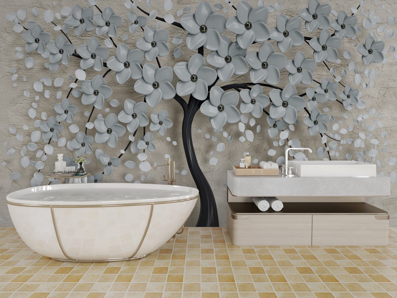 Фотошпалери пишне дерево