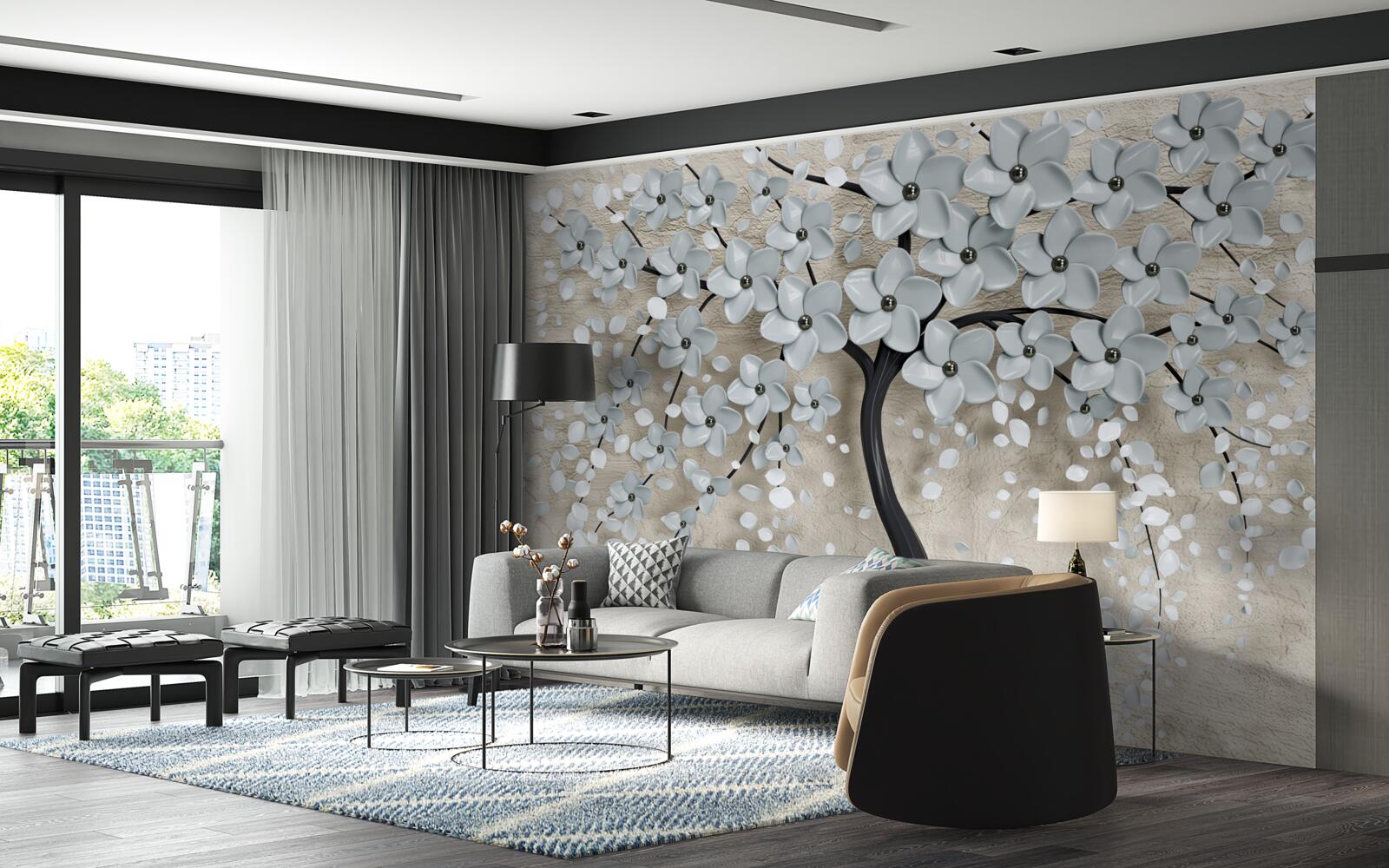 Фотошпалери пишне дерево