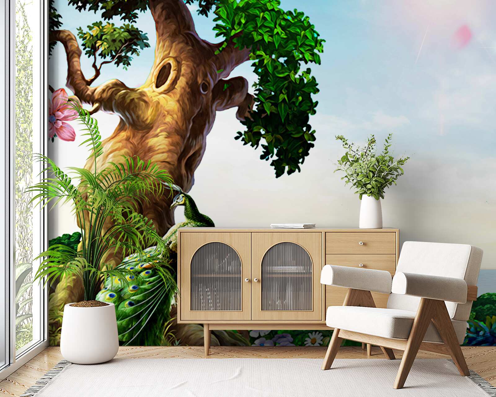 Фотошпалери смарагдові пейзажі та їхні мешканці на берегах водойм