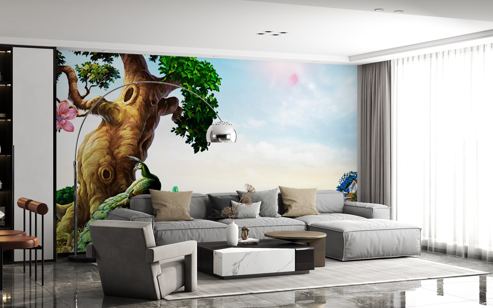 Фотошпалери смарагдові пейзажі та їхні мешканці на берегах водойм