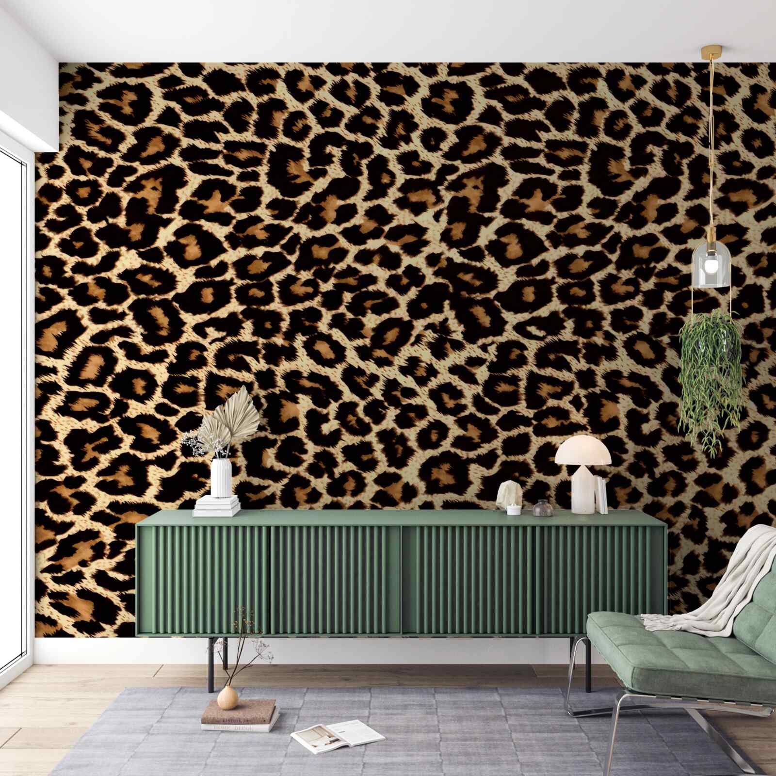 Фотошпалери незвичайний леопардовий візерунок