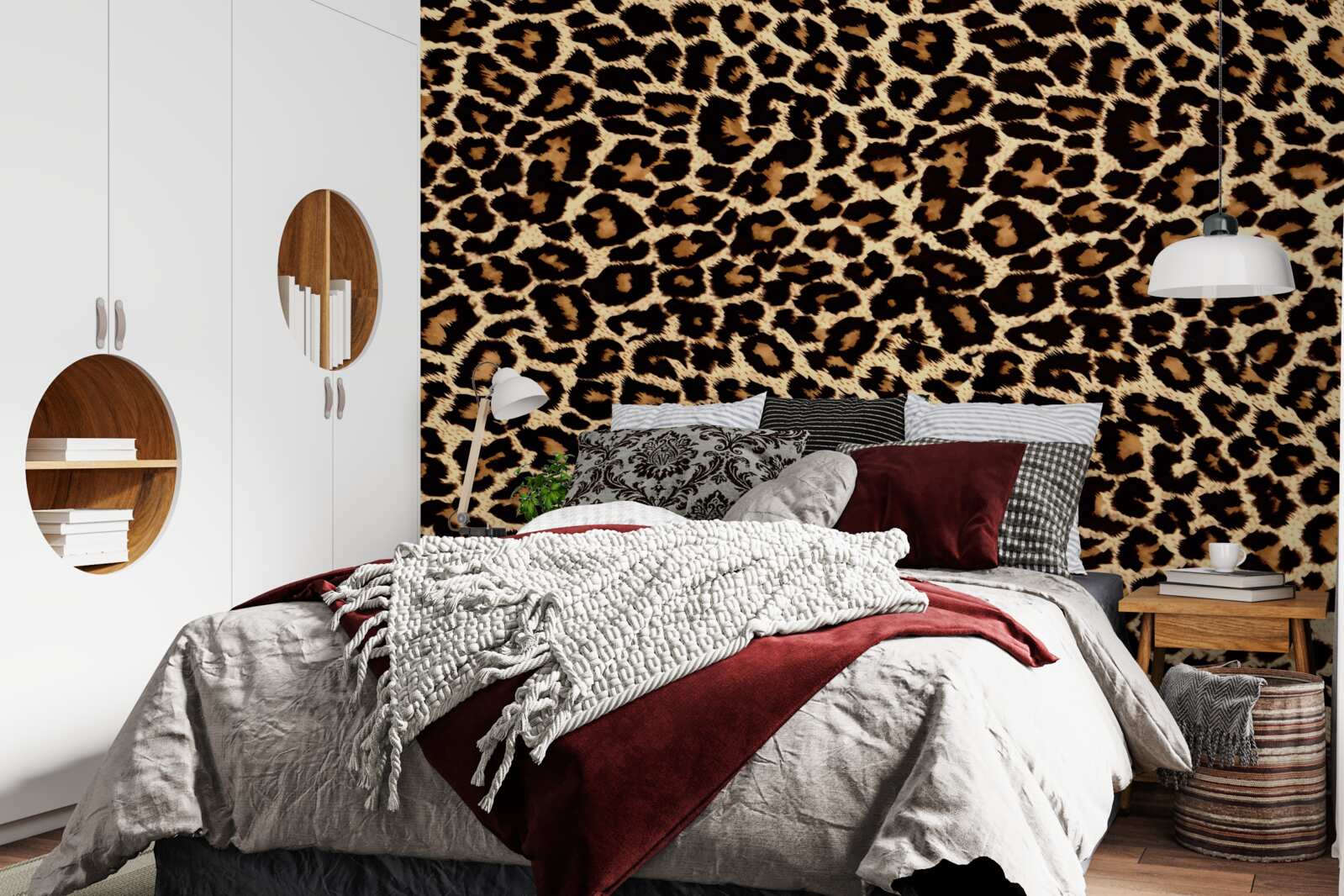 Фотошпалери незвичайний леопардовий візерунок