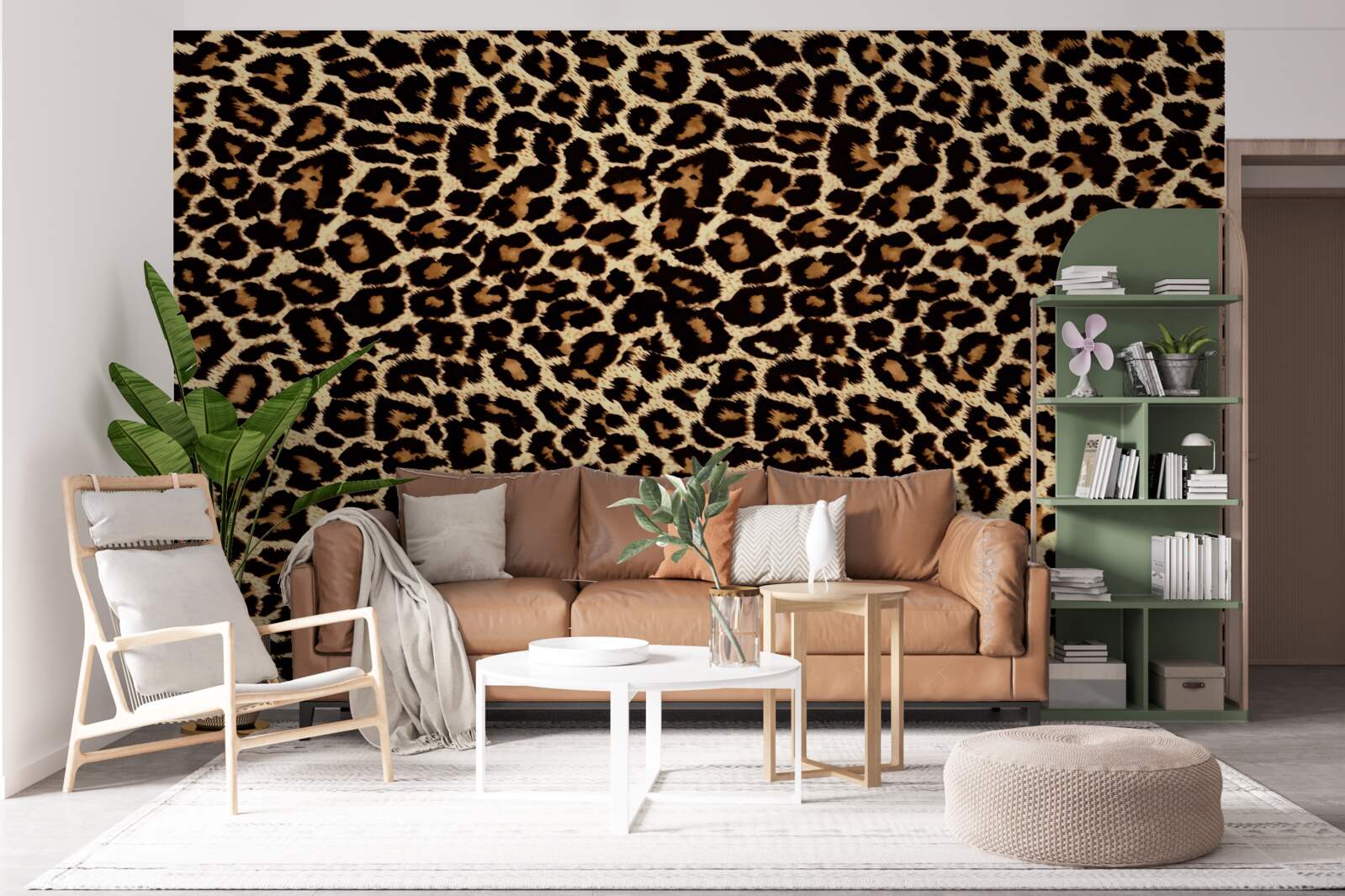 Фотошпалери незвичайний леопардовий візерунок