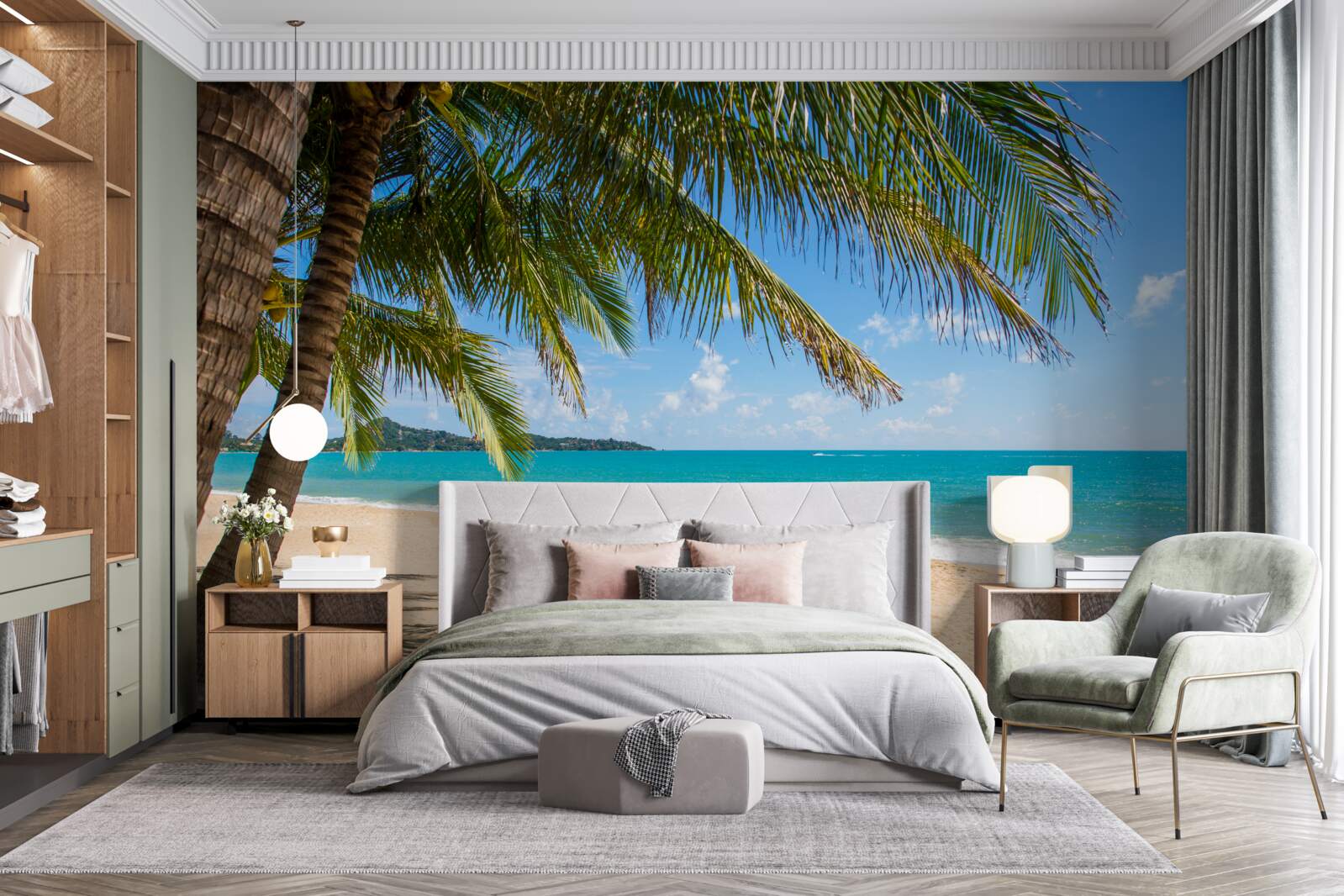 Фотошпалери відокремлений пляж мрії