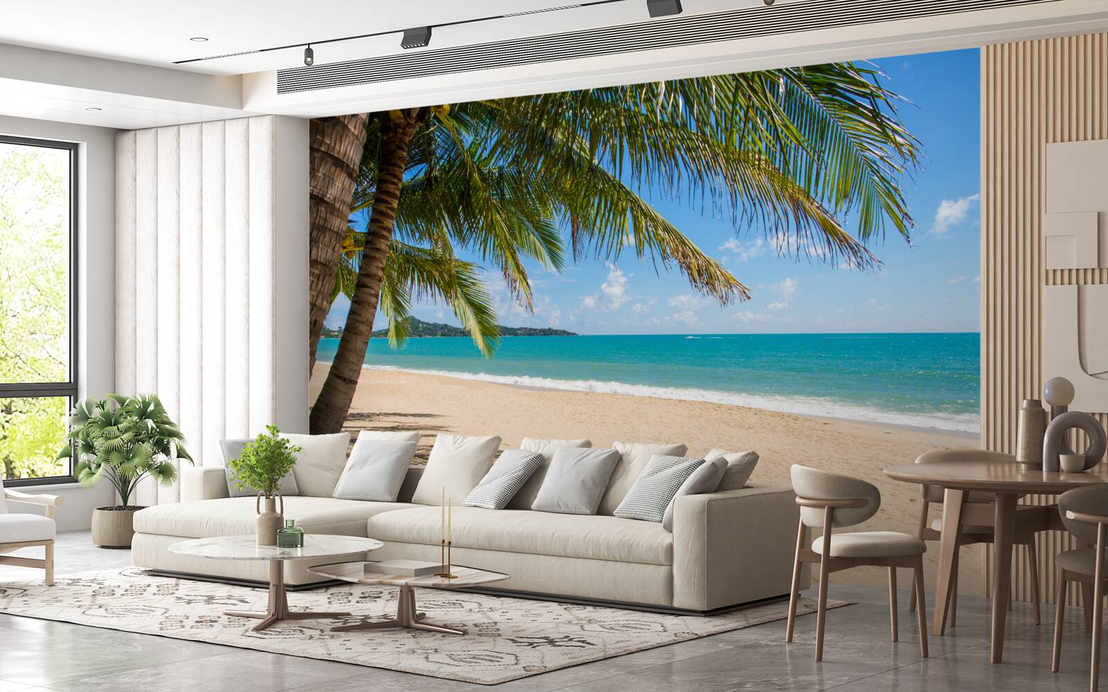 Фотошпалери відокремлений пляж мрії