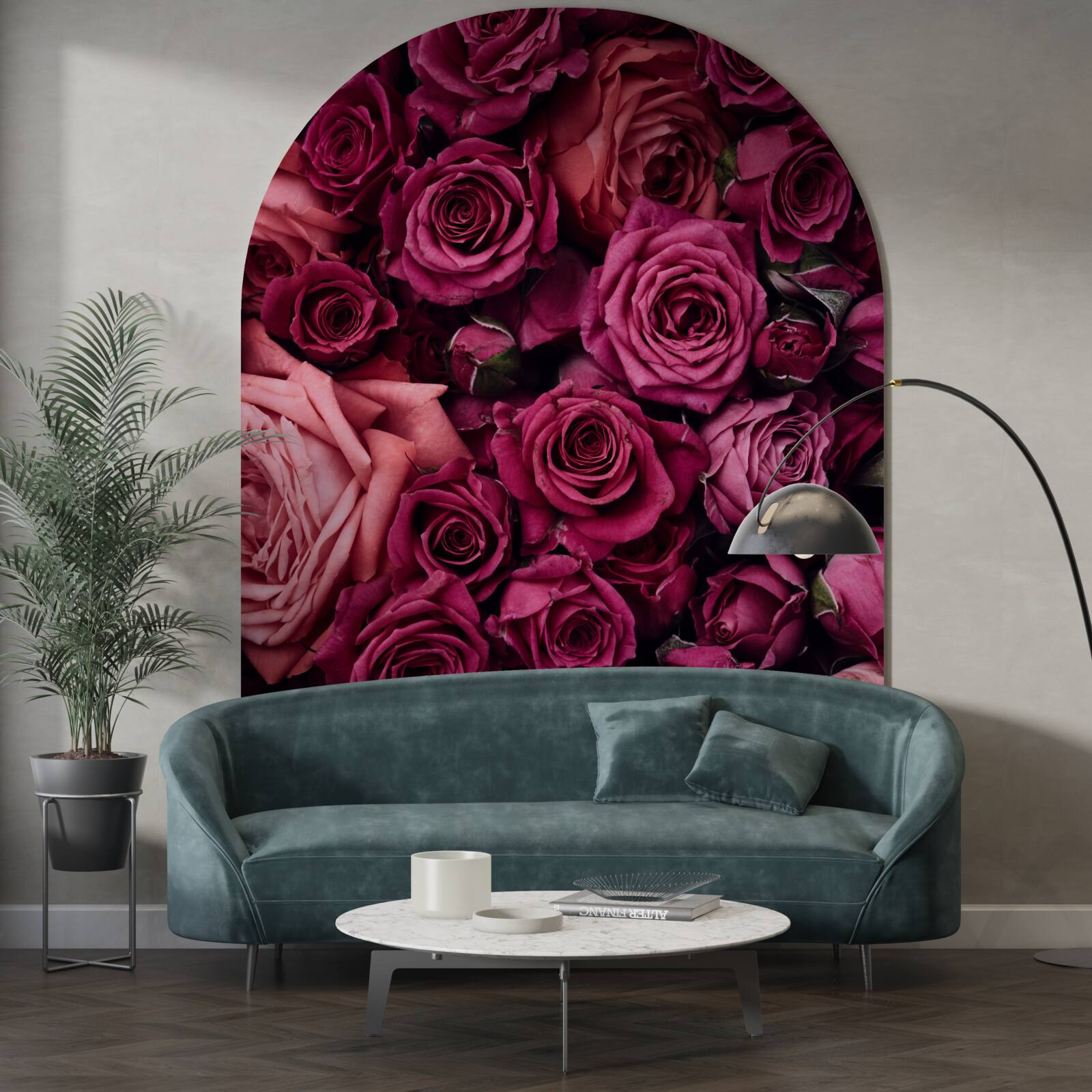 Фотошпалери прекрасні троянди зблизька