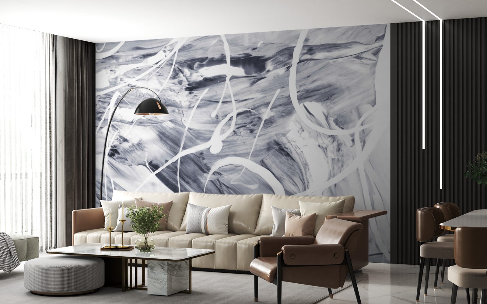 Фотошпалери текстура в абстрактному стилі