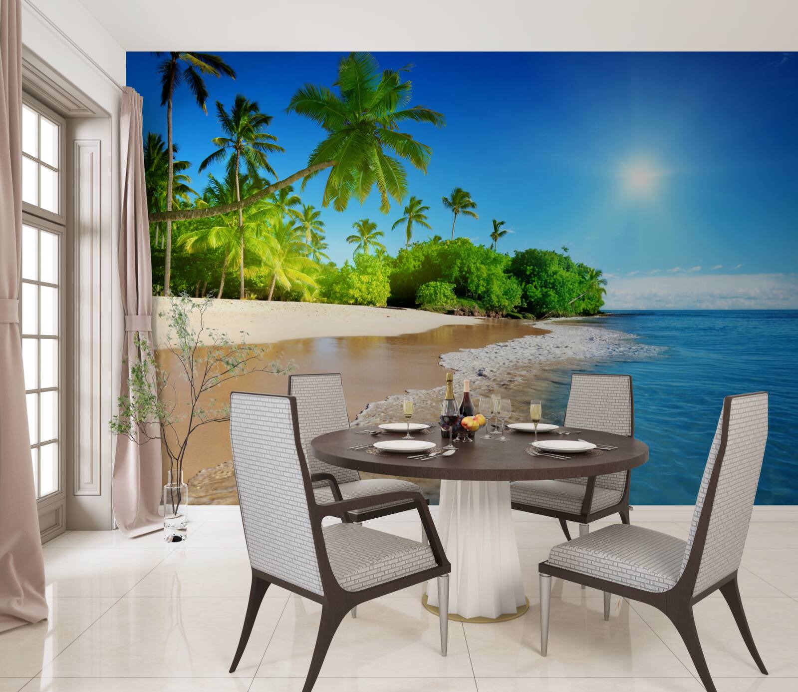 Фотошпалери блакитне узбережжя