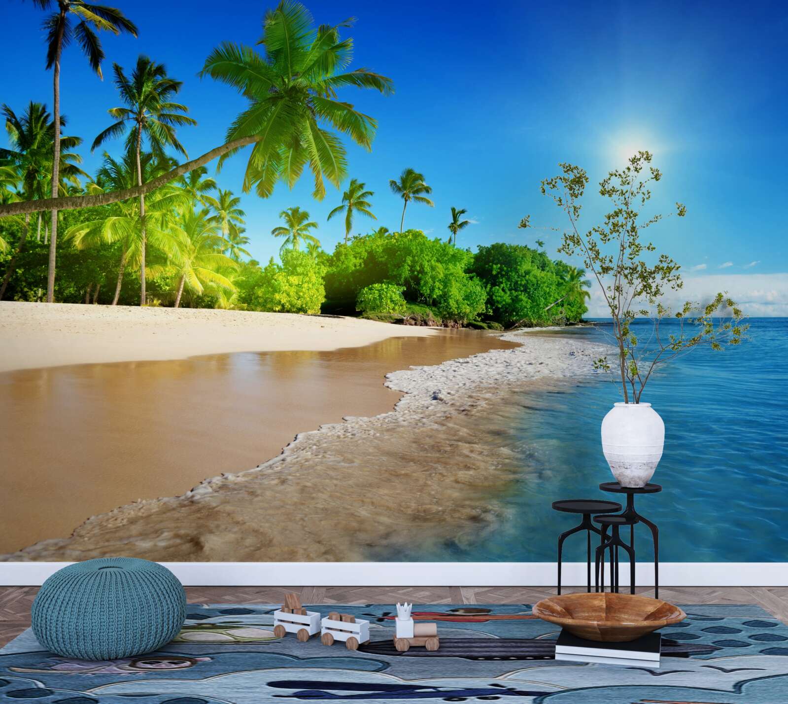 Фотошпалери блакитне узбережжя