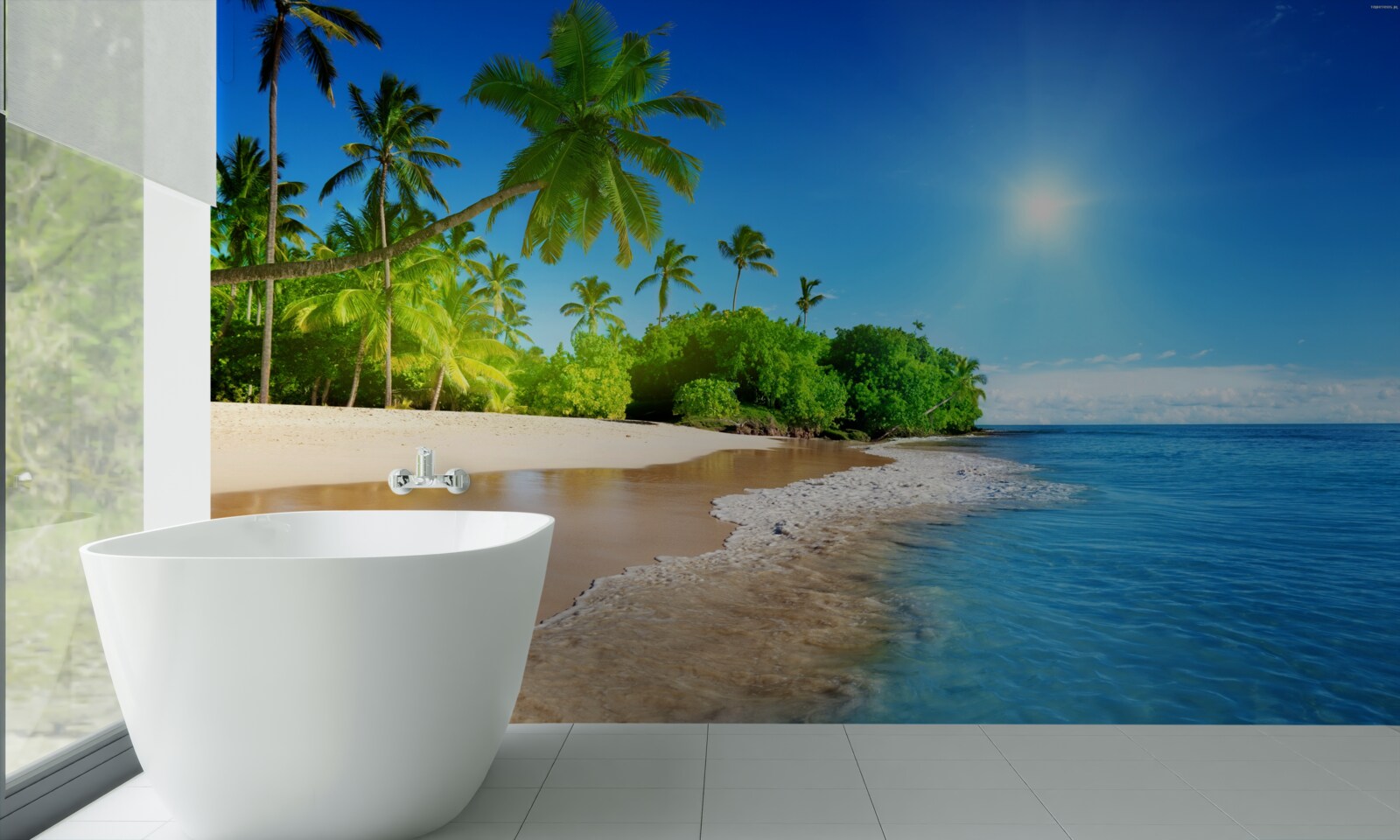 Фотошпалери блакитне узбережжя