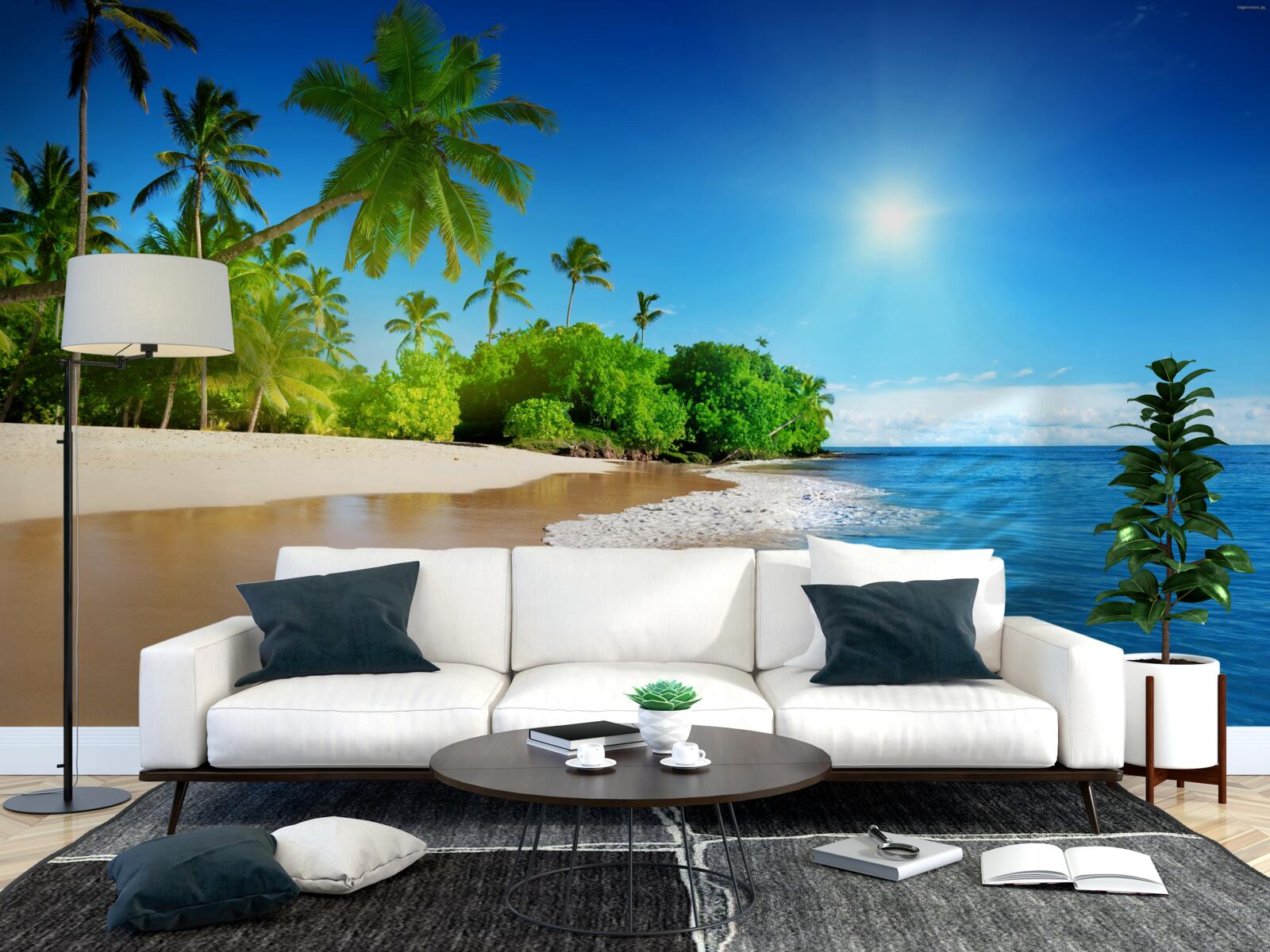 Фотошпалери блакитне узбережжя