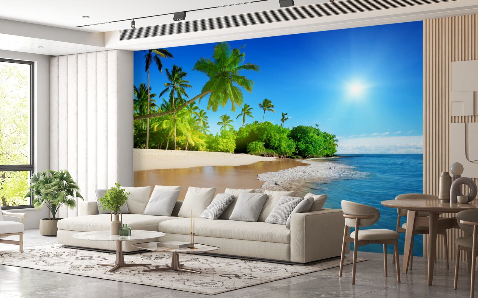 Фотошпалери блакитне узбережжя