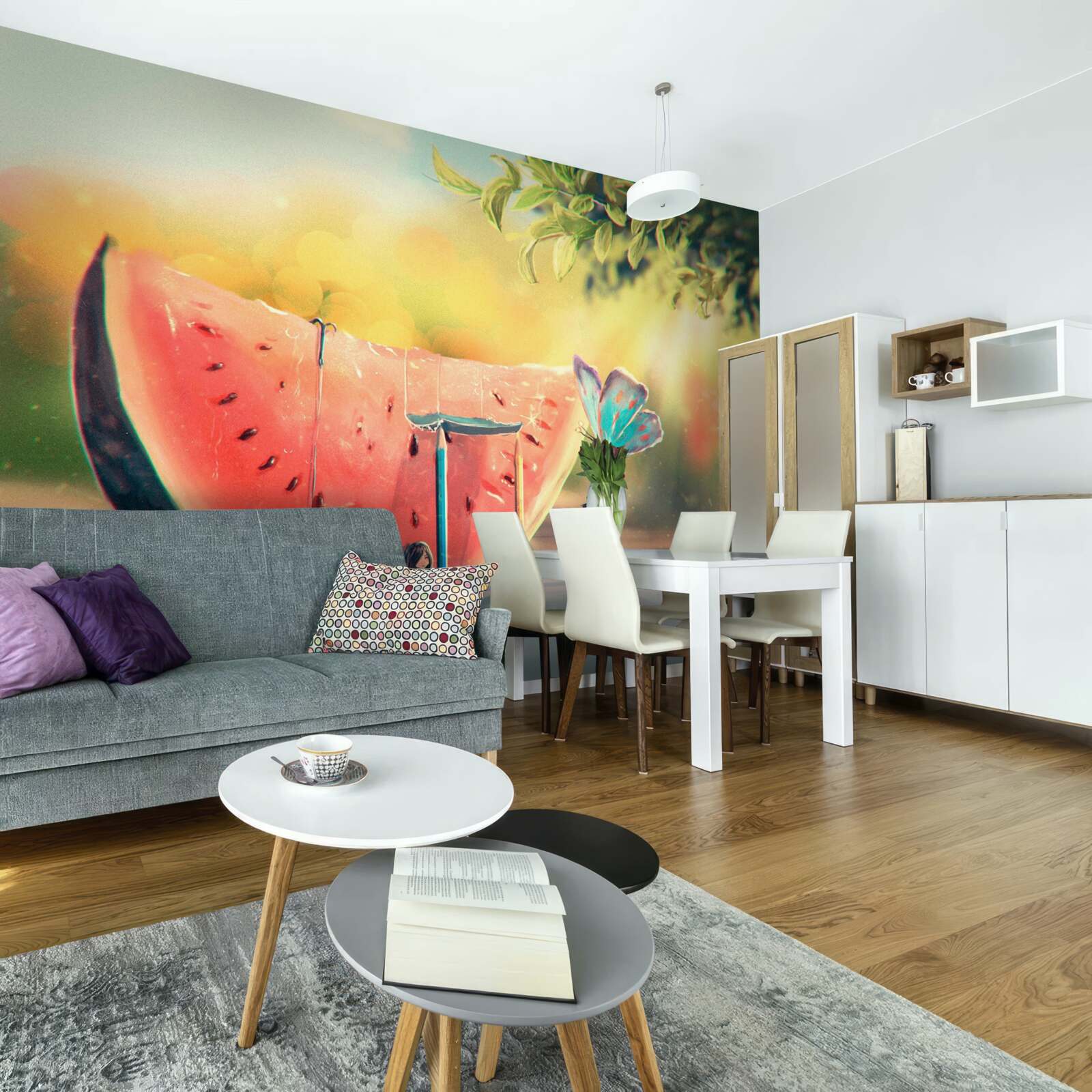 Фотошпалери великий шматок солодкого кавуна