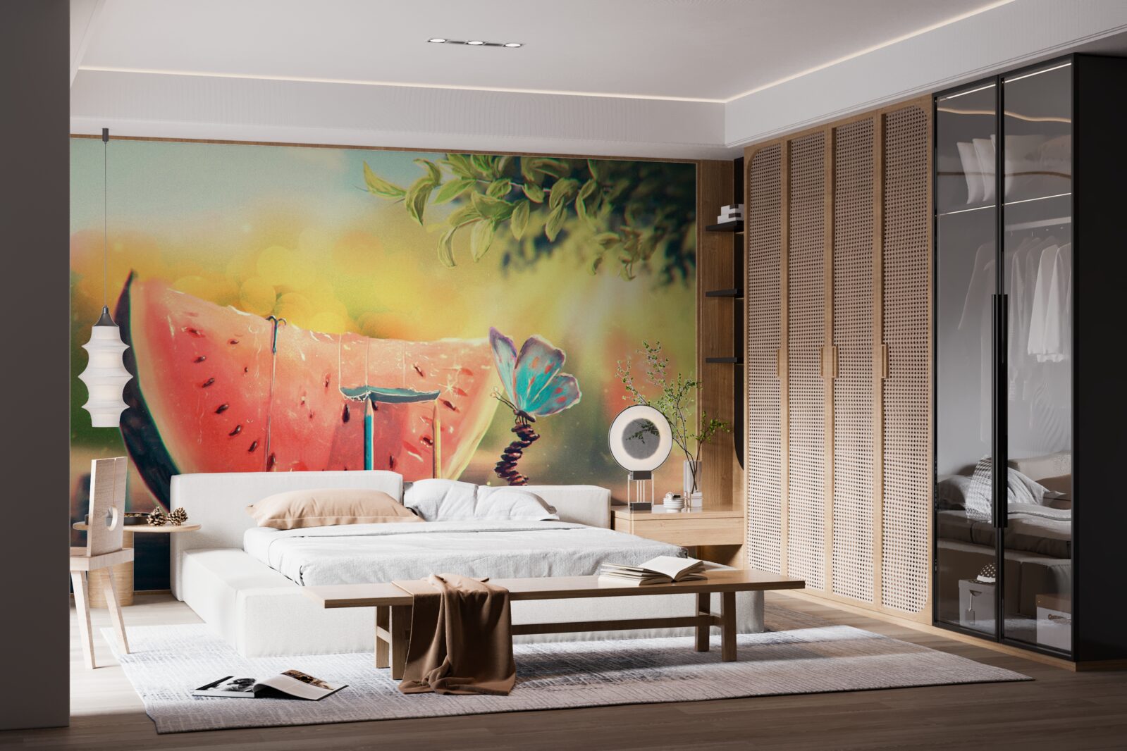 Фотошпалери великий шматок солодкого кавуна