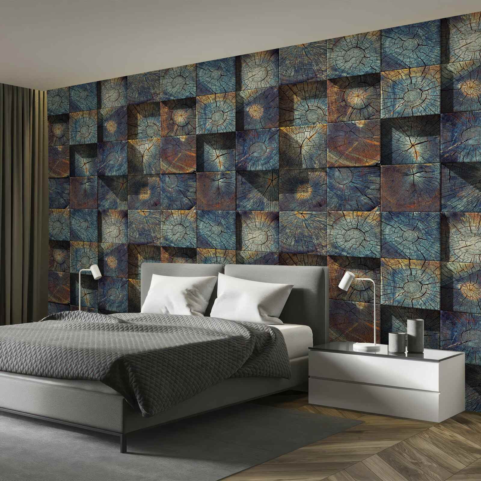 Фотошпалери невеликі саджанці дерев