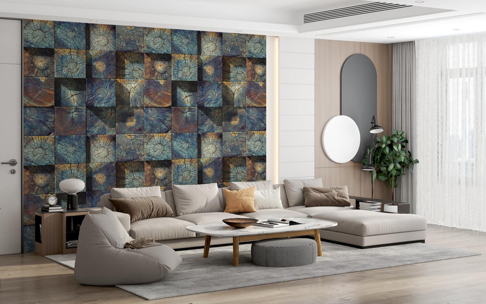 Фотошпалери невеликі саджанці дерев