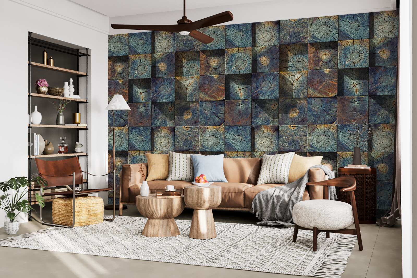 Фотошпалери невеликі саджанці дерев