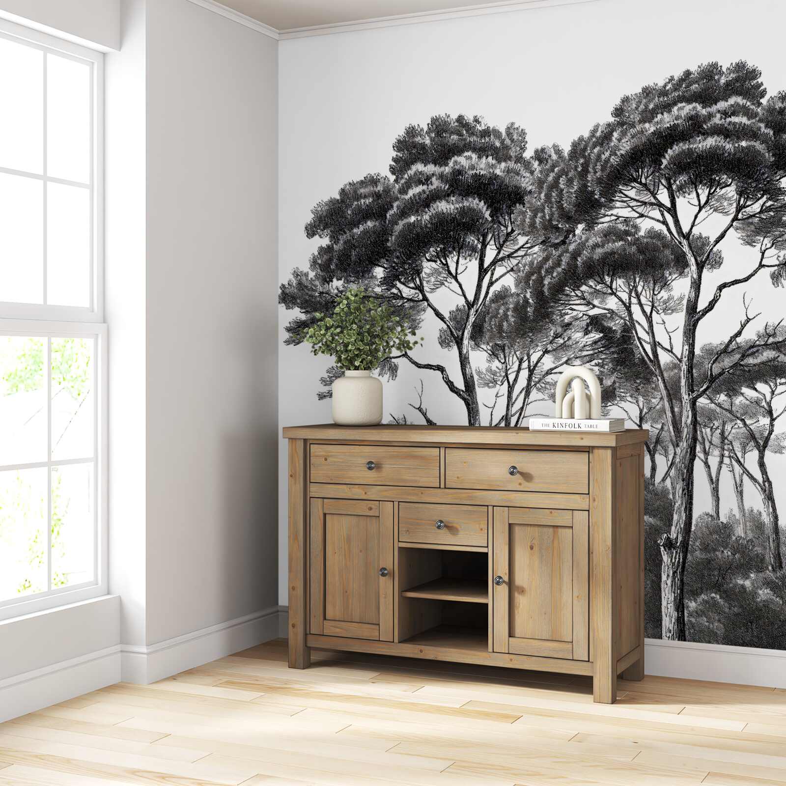 Фотошпалери сосни з Італії