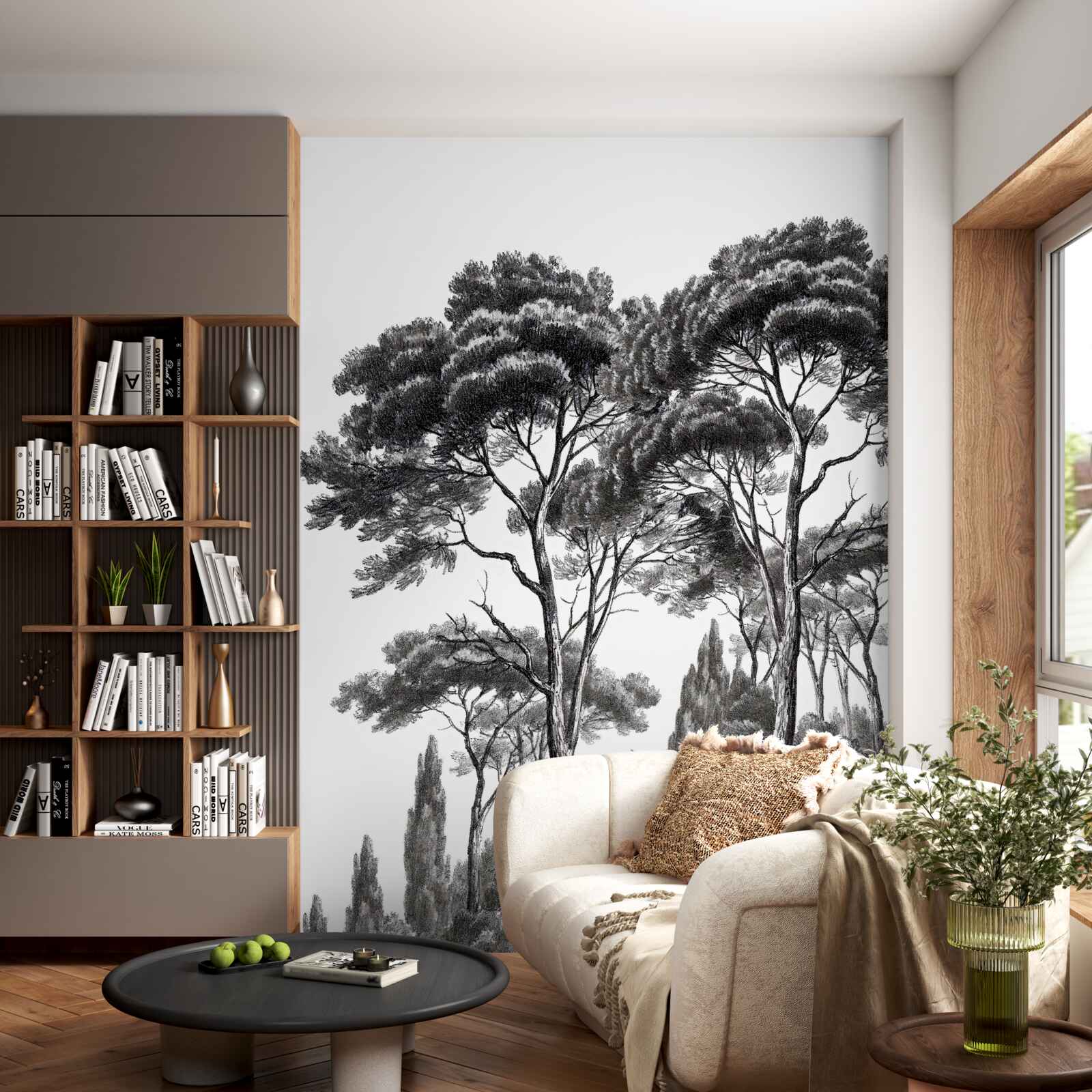 Фотошпалери сосни з Італії