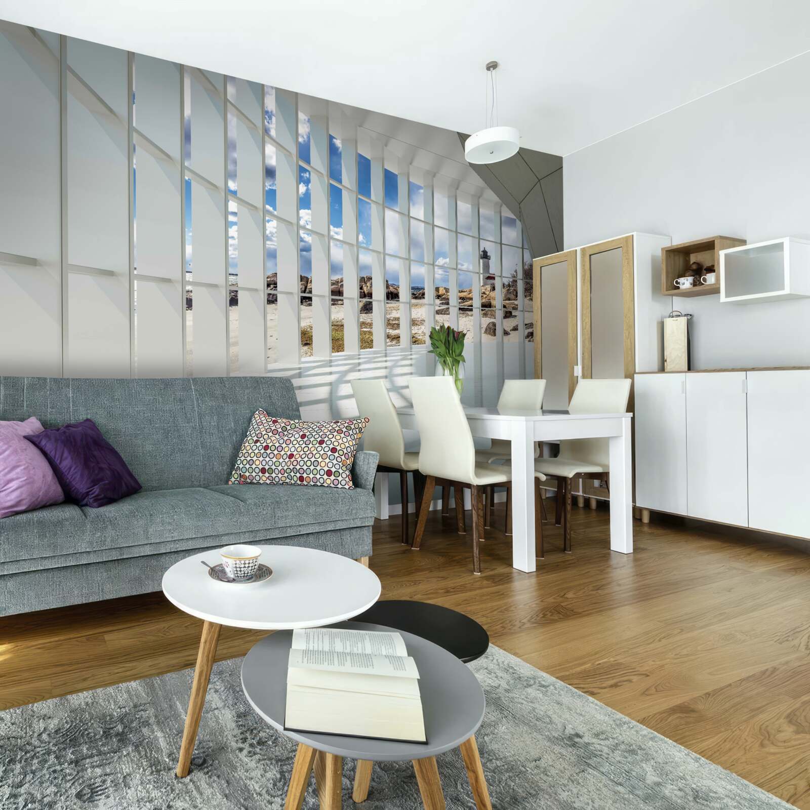 Фотошпалери сонячне світло в тунелі