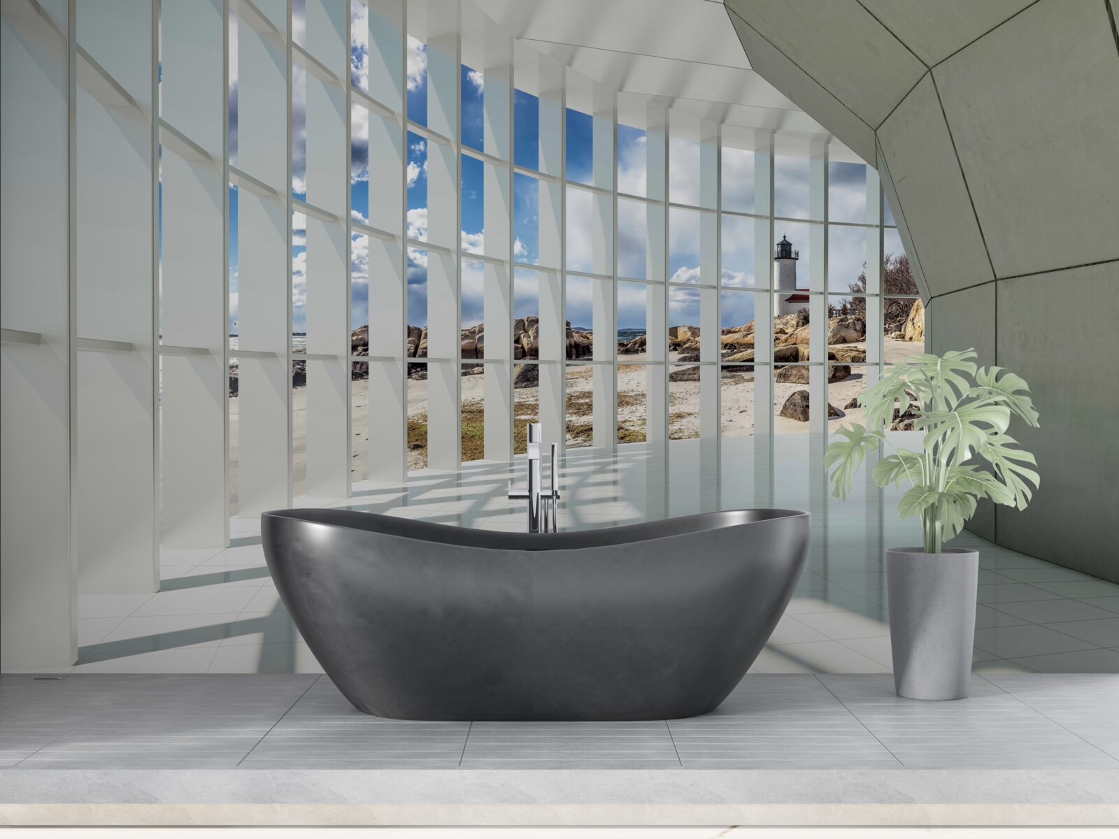 Фотошпалери сонячне світло в тунелі