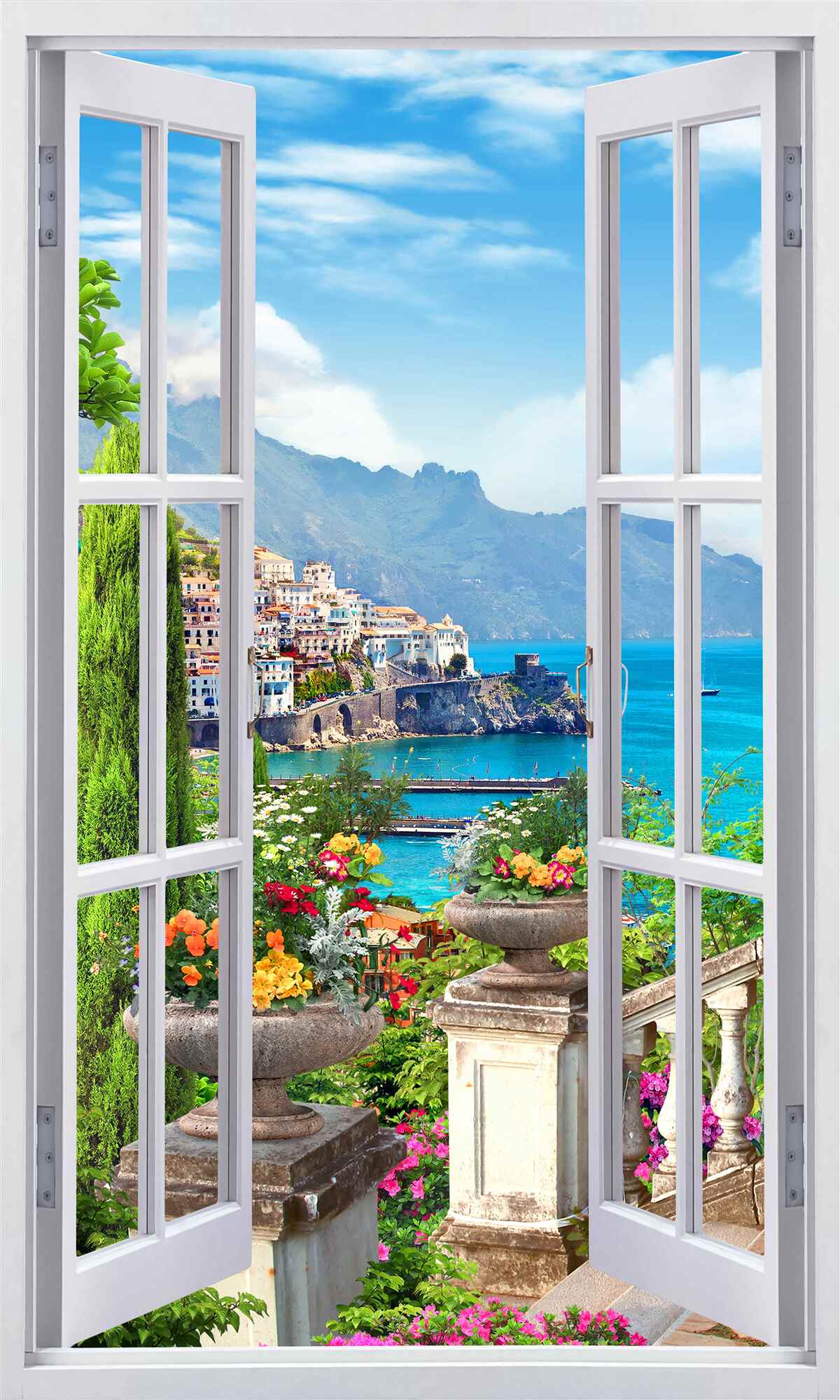 Фотошпалери мальовничий вид з вікна