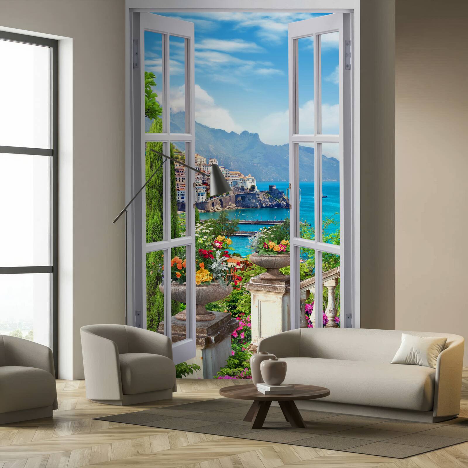 Фотошпалери мальовничий вид з вікна