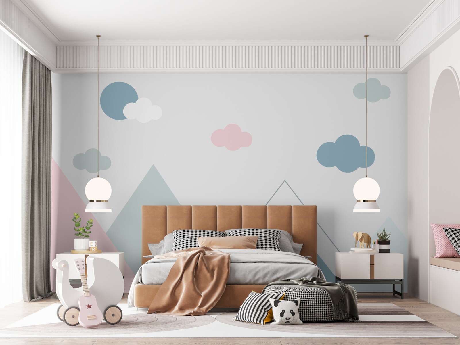 Фотошпалери хмари і вершини