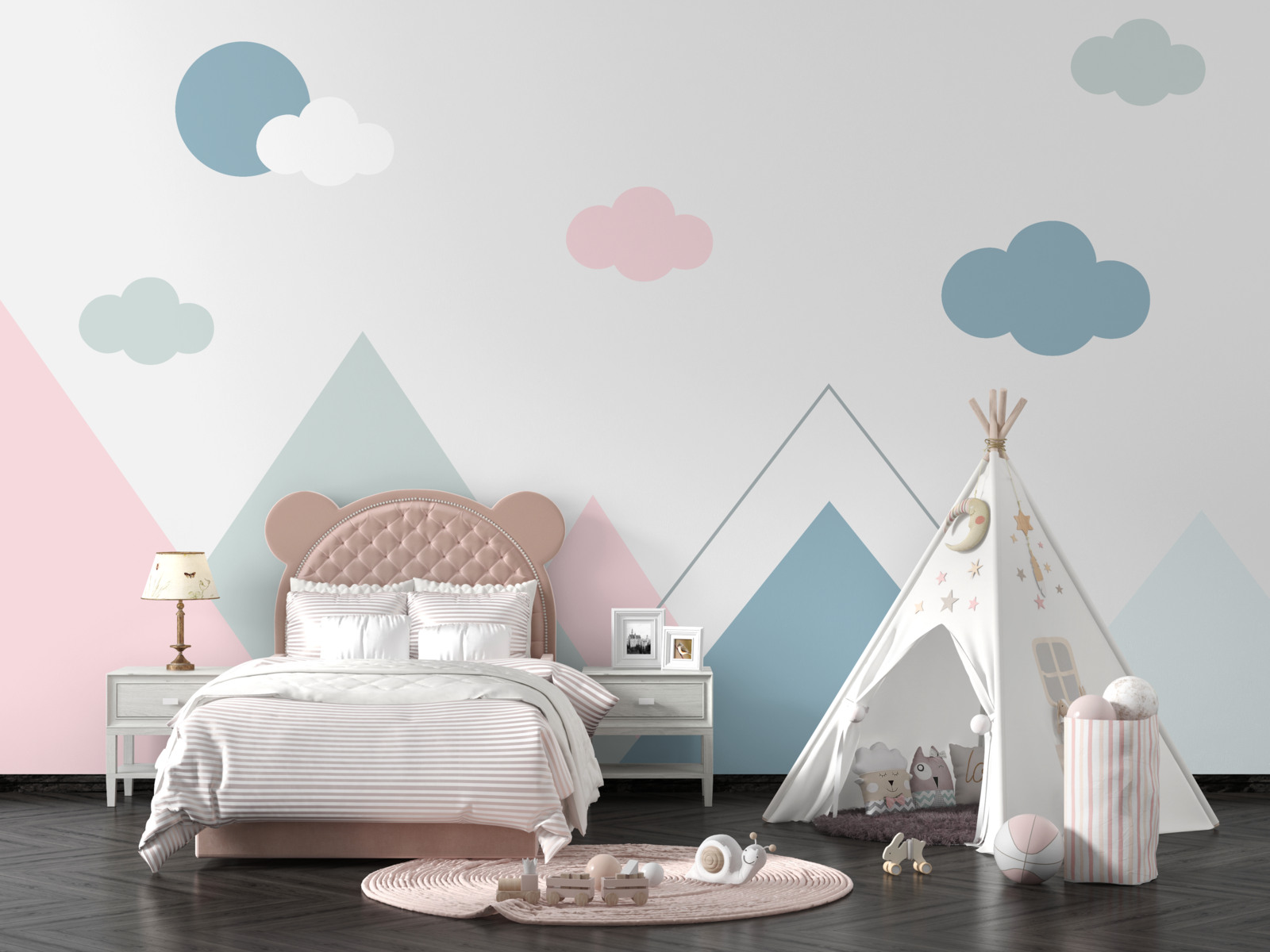 Фотошпалери хмари і вершини