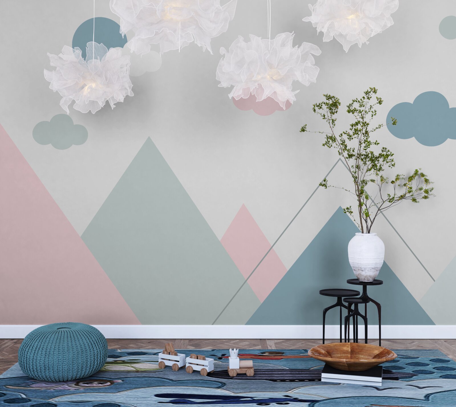 Фотошпалери хмари і вершини