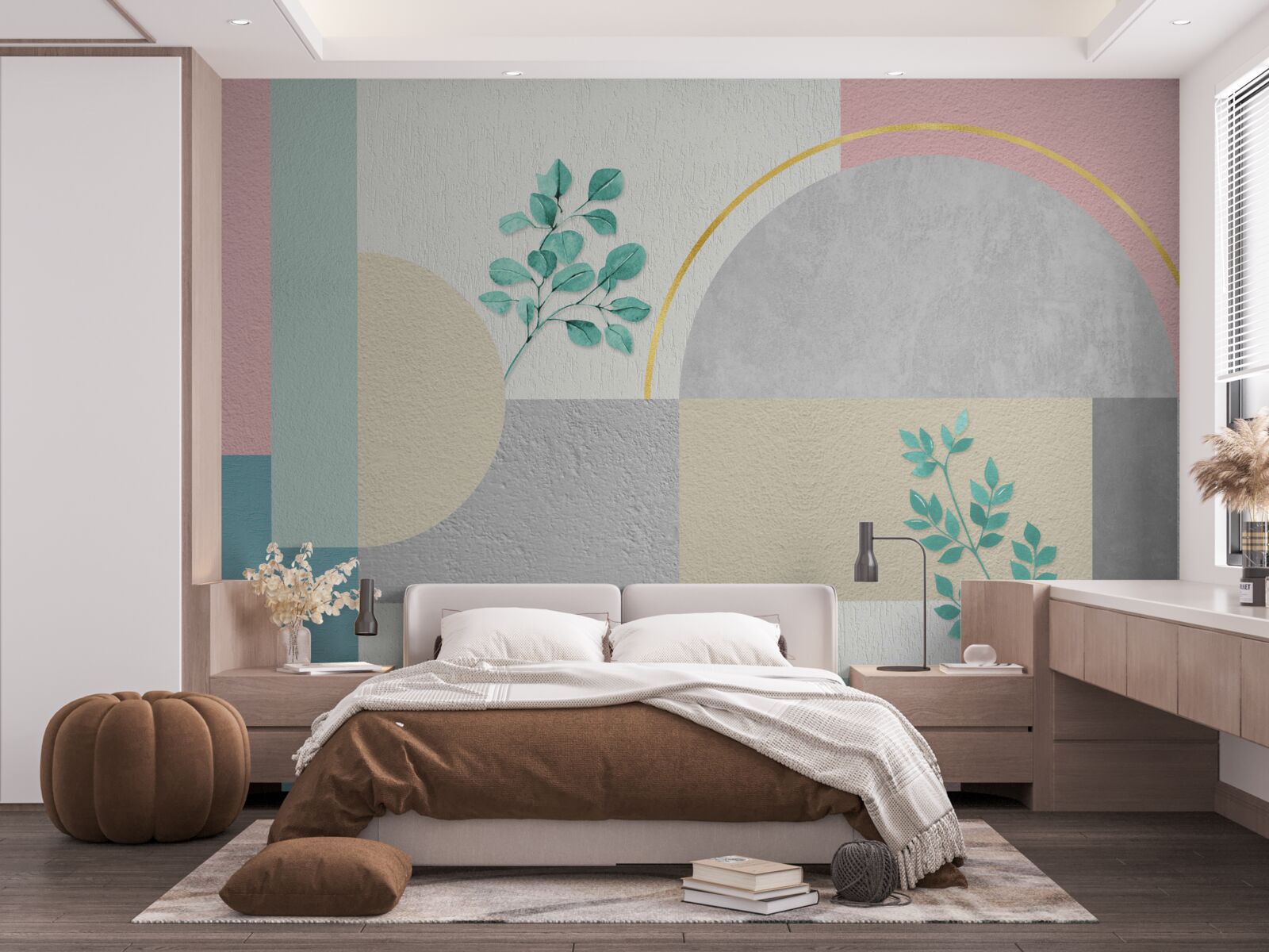 Фотошпалери мінімалістичний фон виділяється своєю оригінальністю