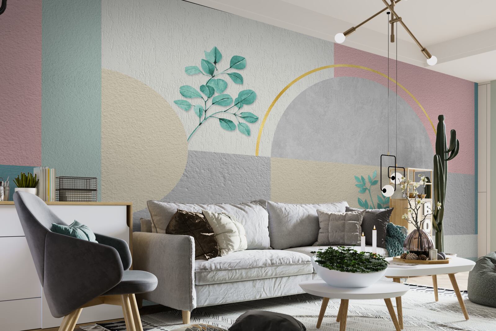 Фотошпалери мінімалістичний фон виділяється своєю оригінальністю