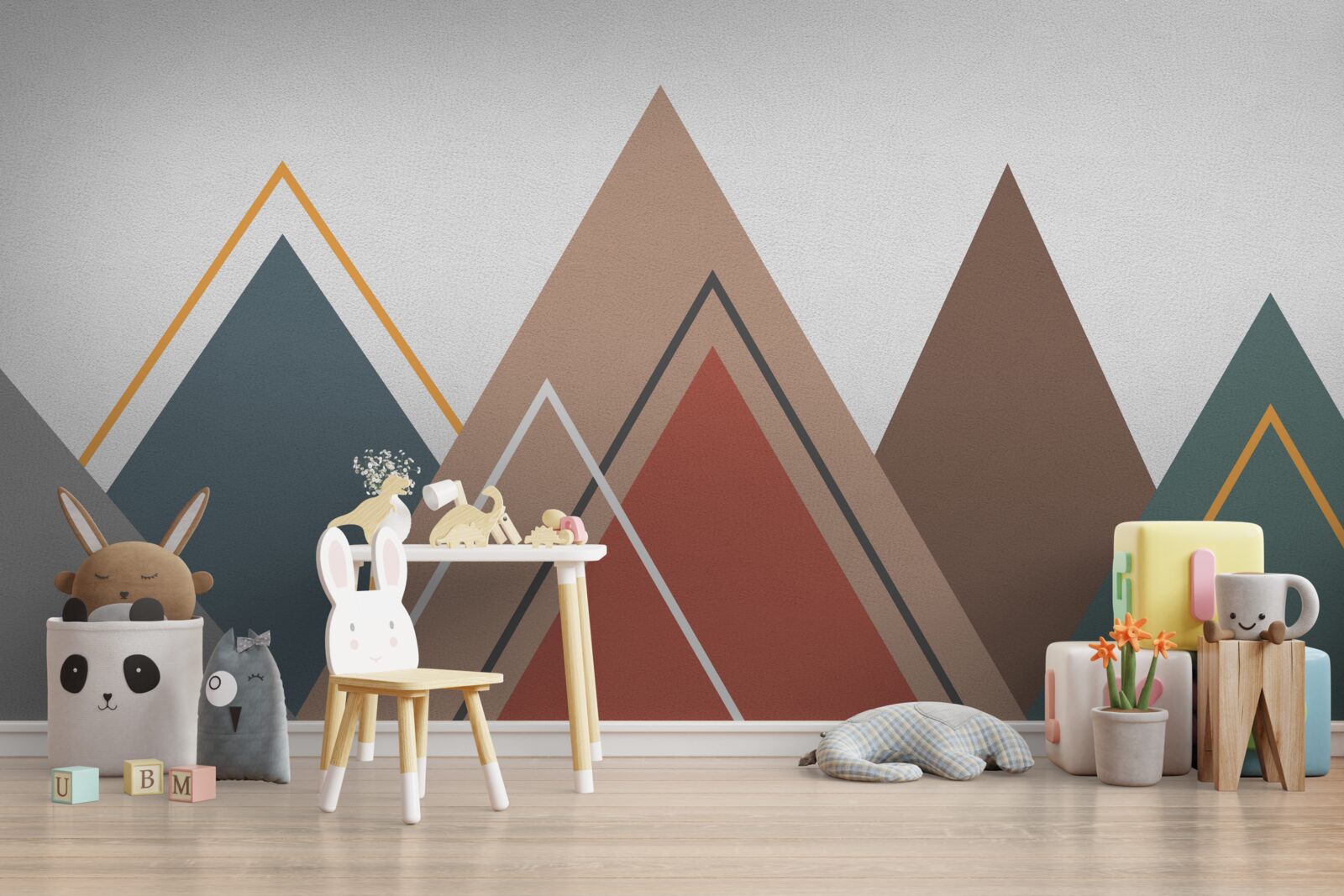 Фотошпалери гори в абстракції