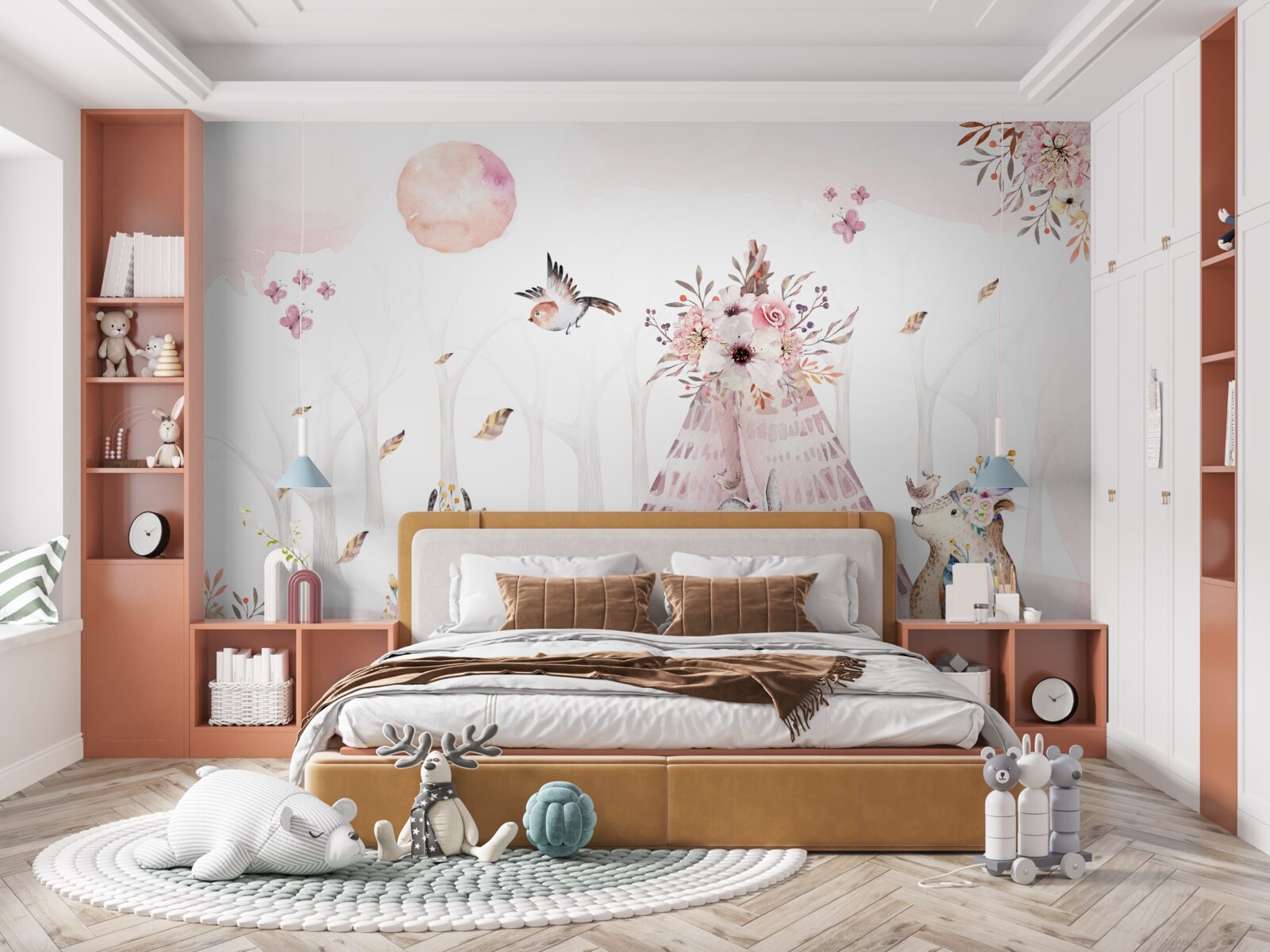 Фотошпалери біля намету відпочивали тварини