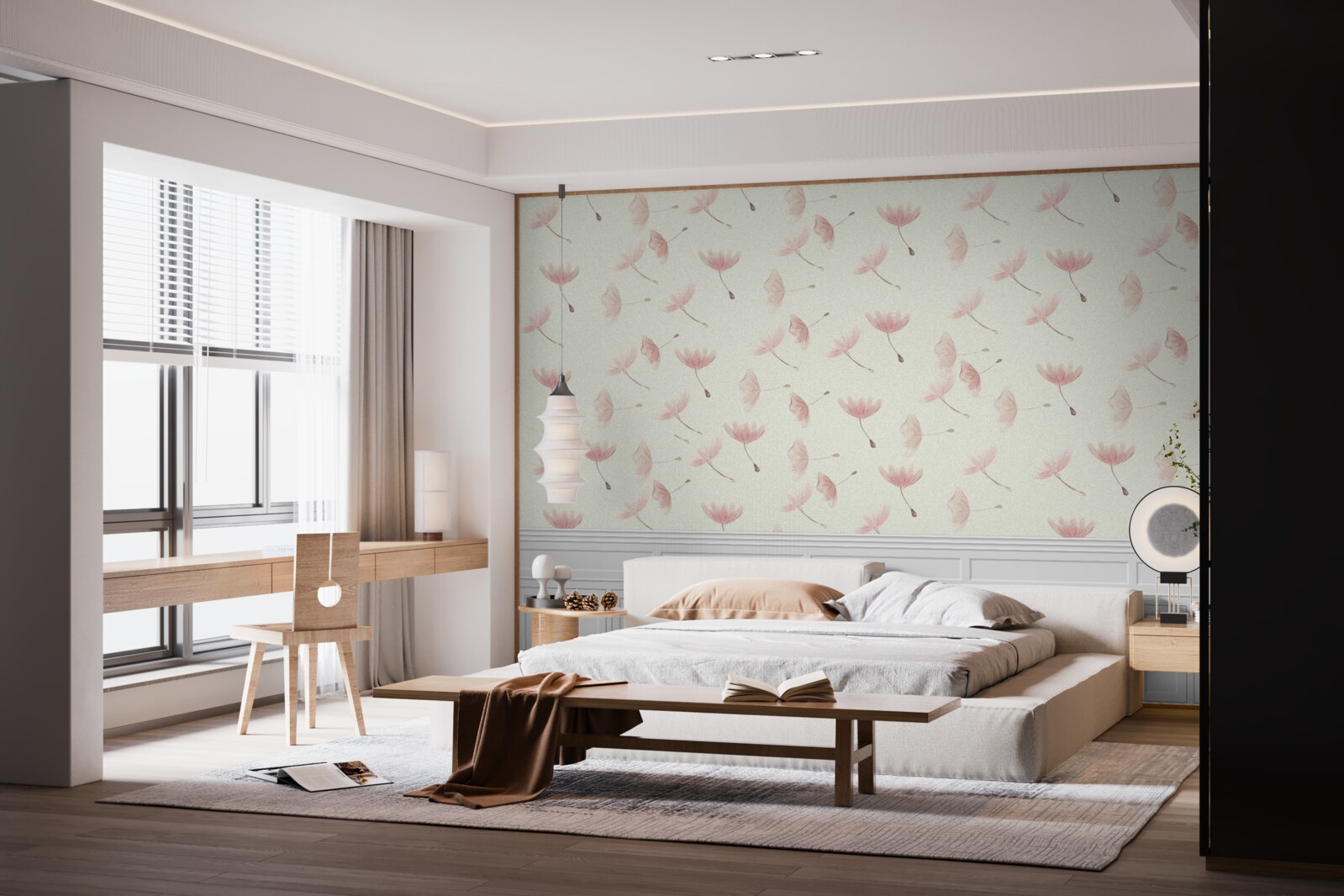 Фотошпалери трава пампаси