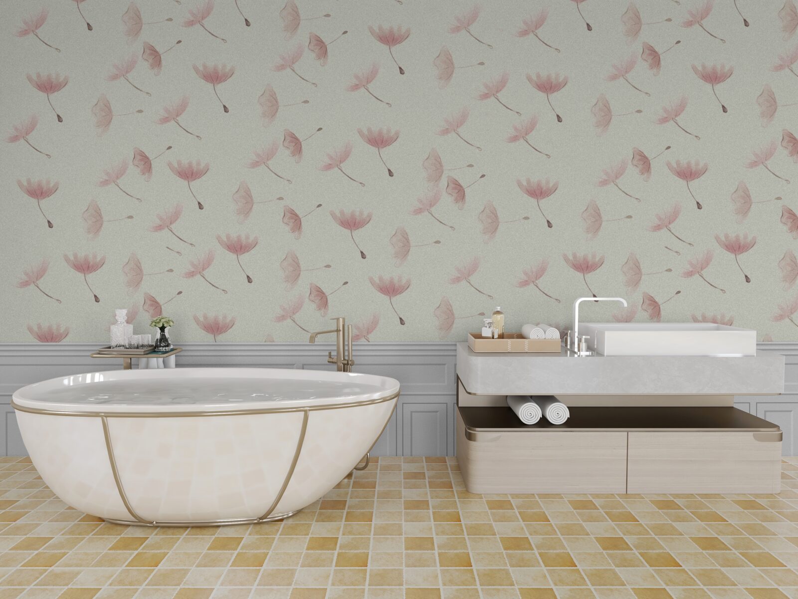 Фотошпалери трава пампаси