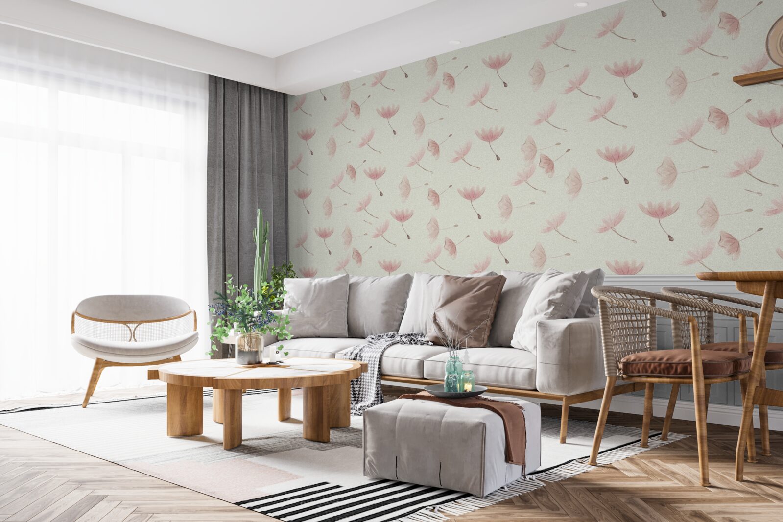 Фотошпалери трава пампаси