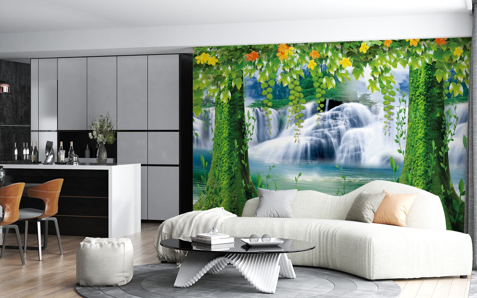 Фотошпалери яскравий пейзаж