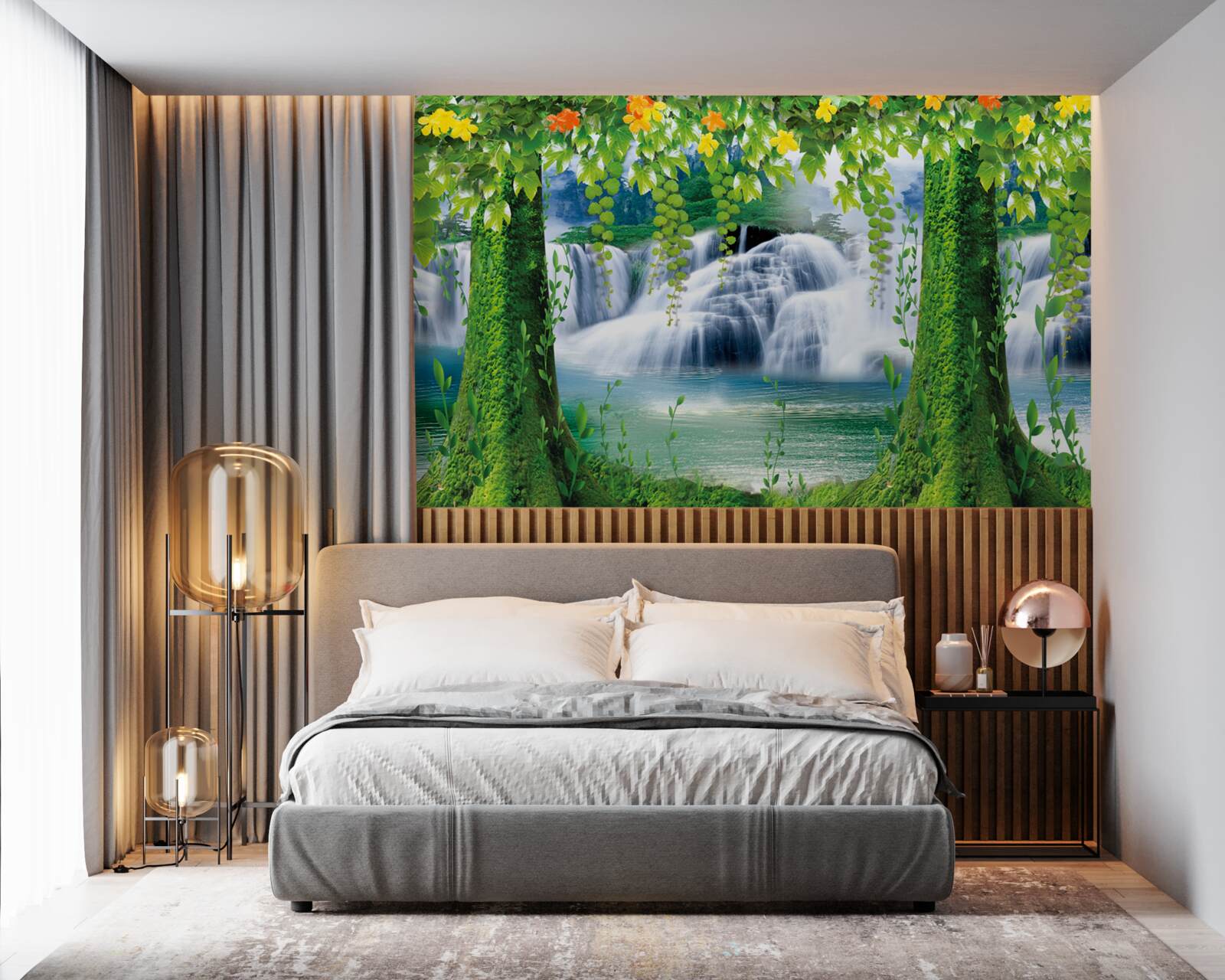 Фотошпалери яскравий пейзаж